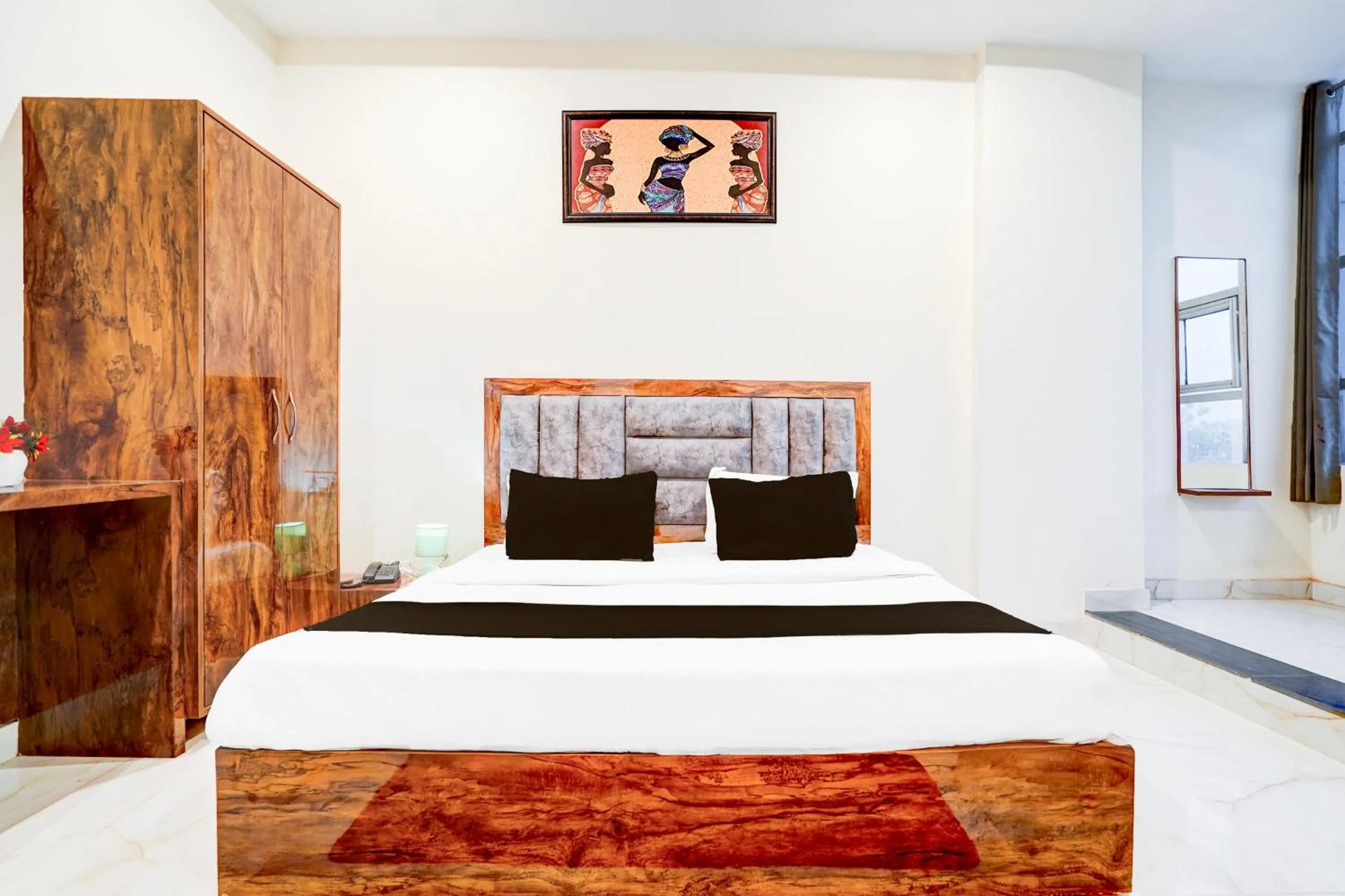 Bedroom, Bed in Super Townhouse Narholi Bridge Mathura