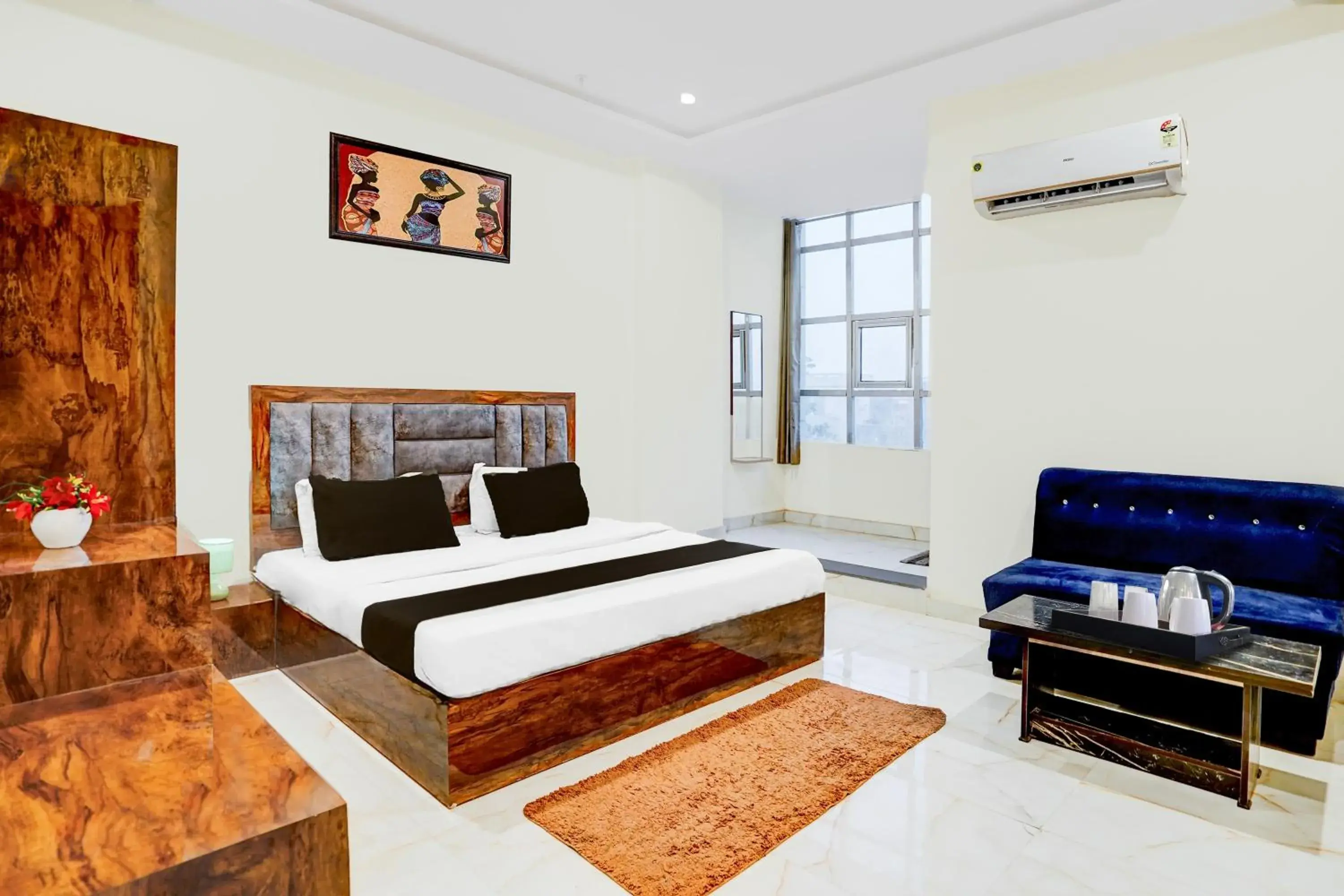 Bedroom, Bed in Super Townhouse Narholi Bridge Mathura Bedroom, Bed in Super Townhouse Narholi Bridge Mathura