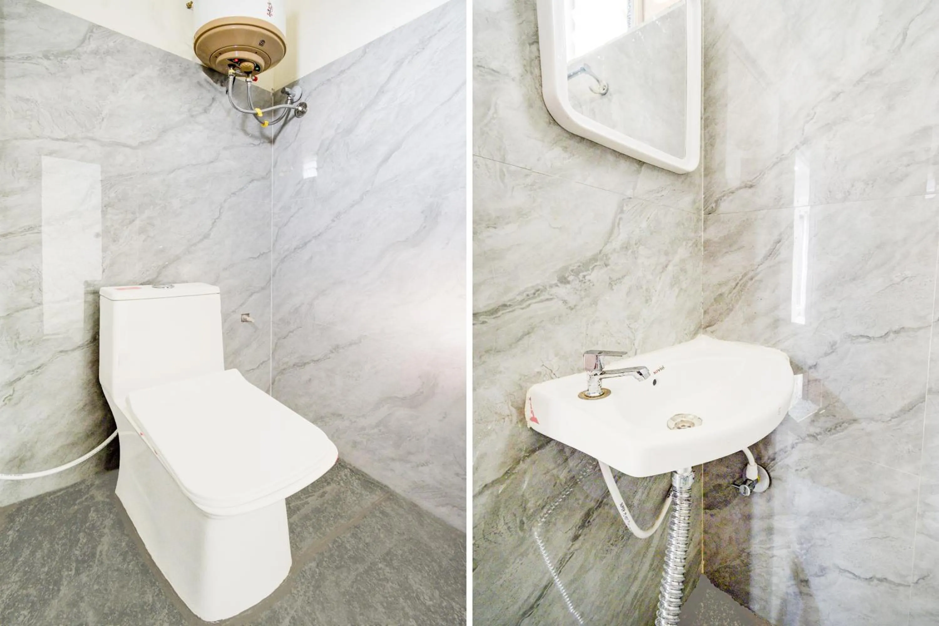 Bathroom in Super Townhouse Oak Nagole Metro Station Formerly Saka Arcade