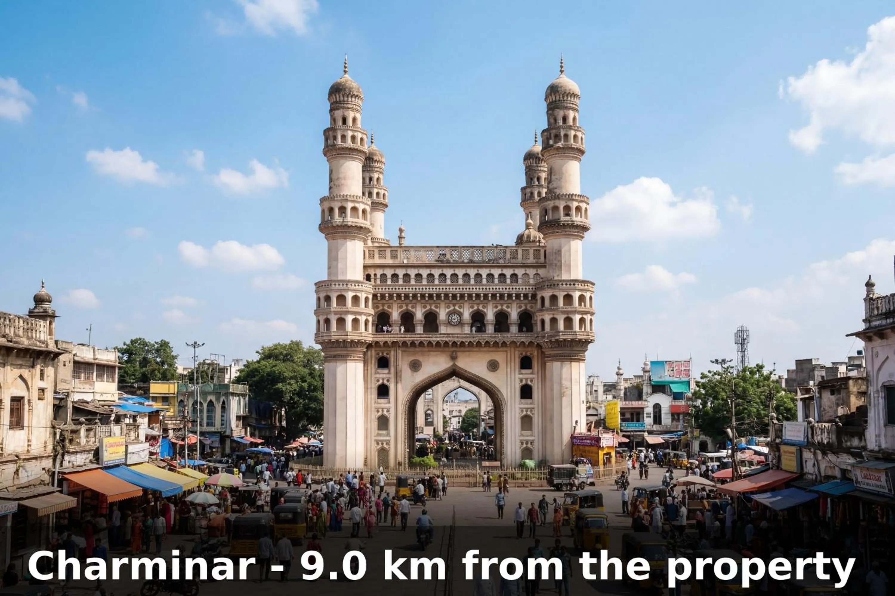Nearby landmark in Townhouse Nagole Metro Station Formerly Saka Arcade