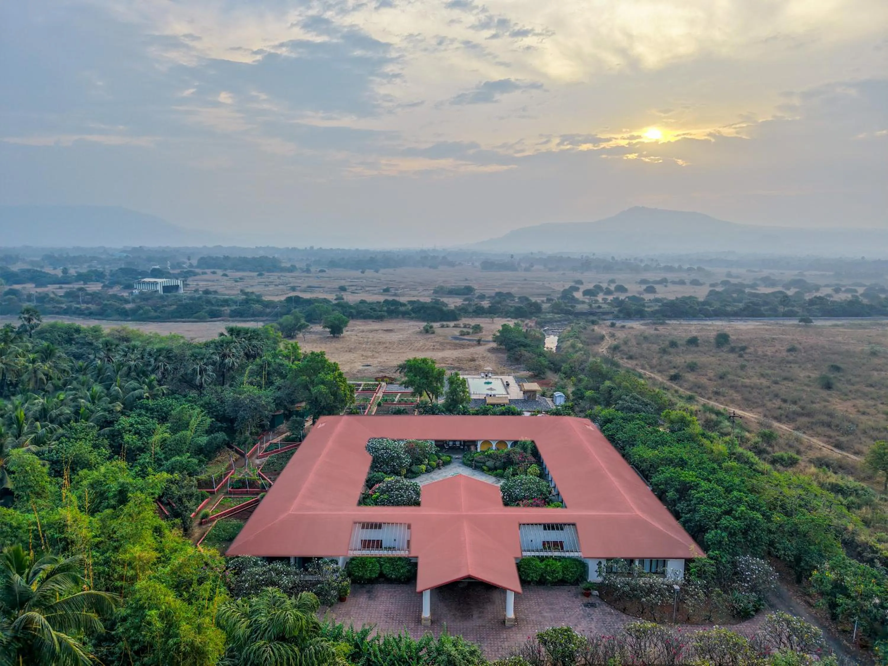Property building in amã Stays & Trails Kihim Courtyard, Alibag
