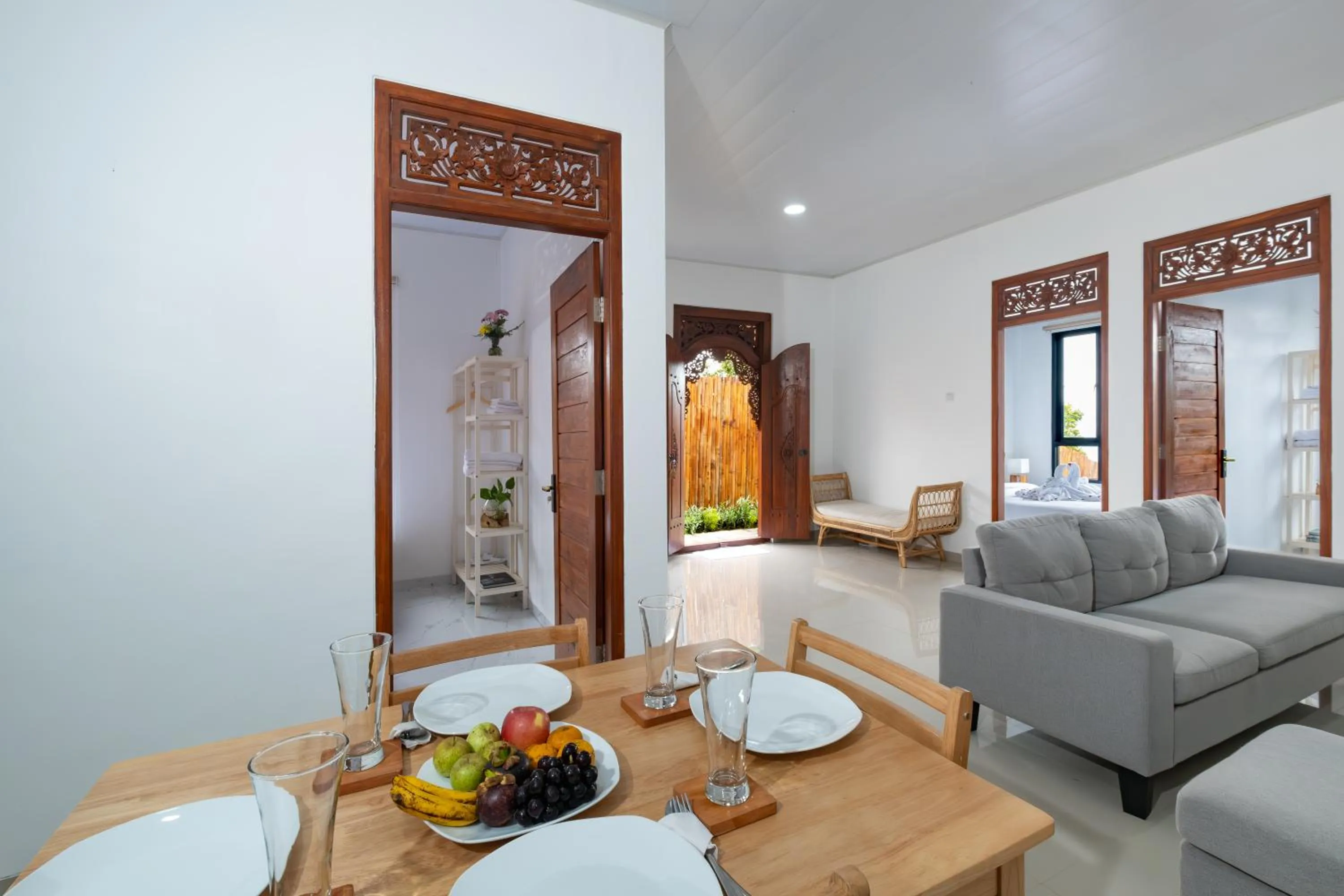 Living room in Villa Kayu Amertha