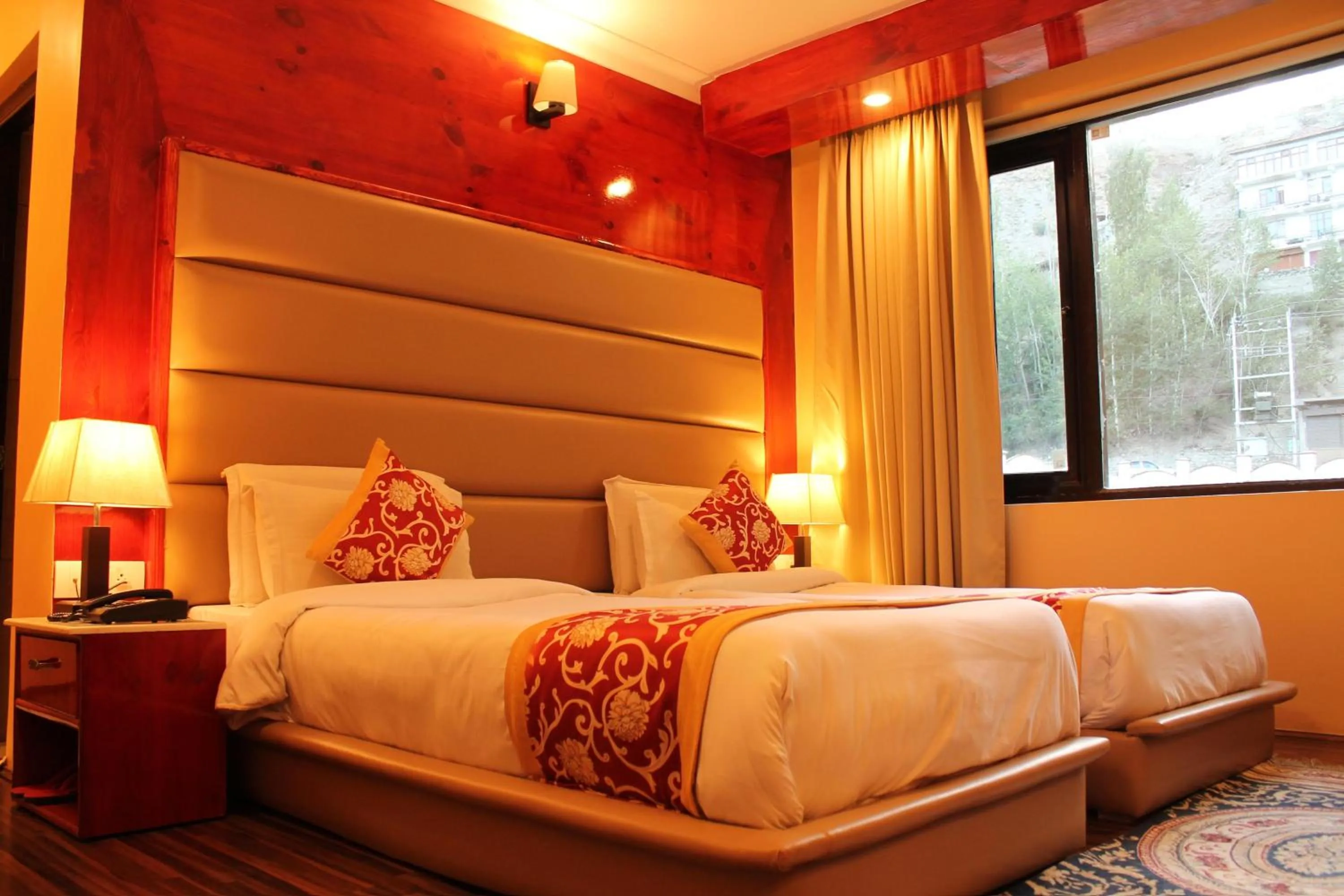 Bed in The Highland Mountain Resort & Spa