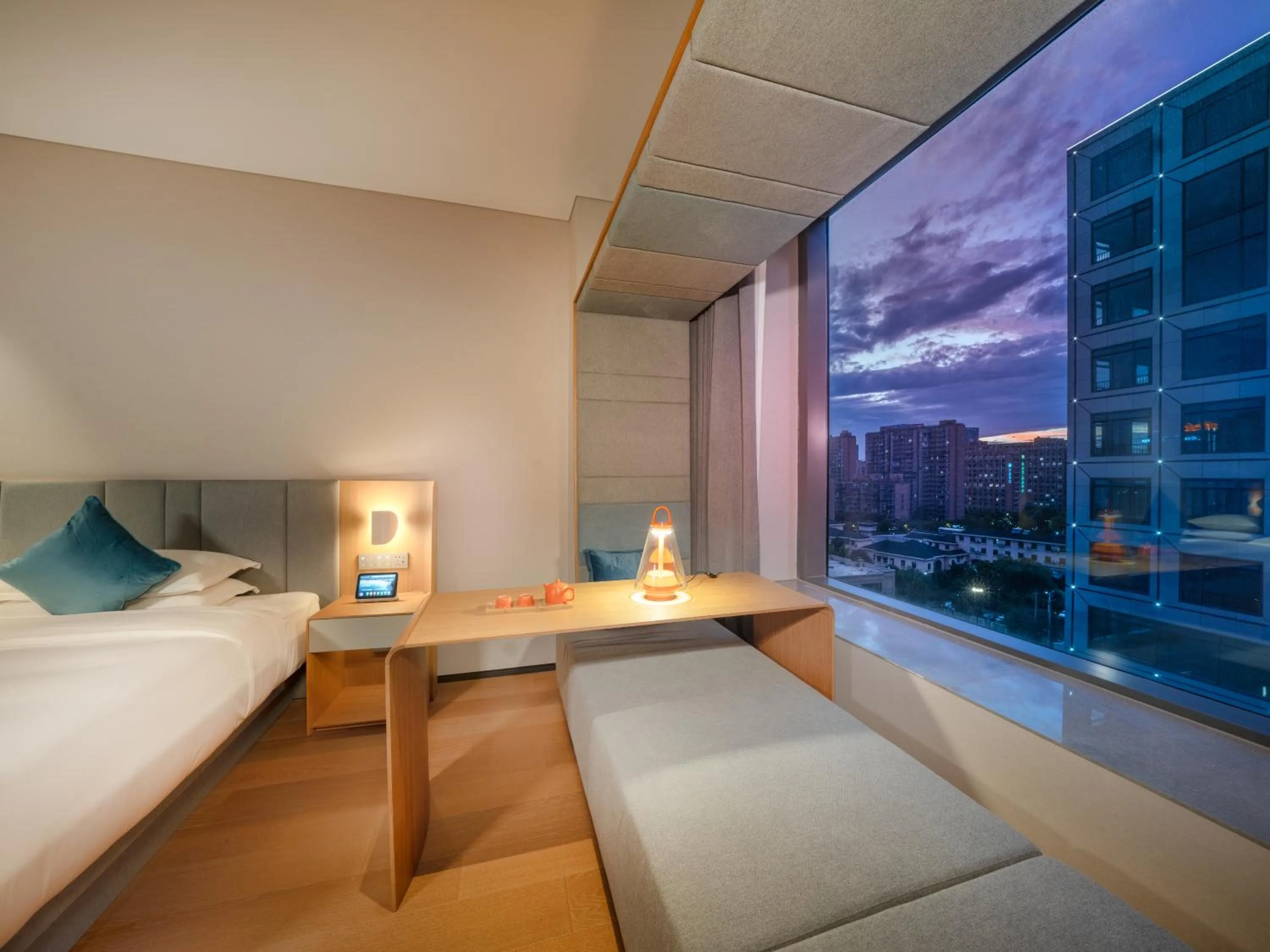 Bedroom, Bed in Pagoda Hotel Hangzhou Zijingang