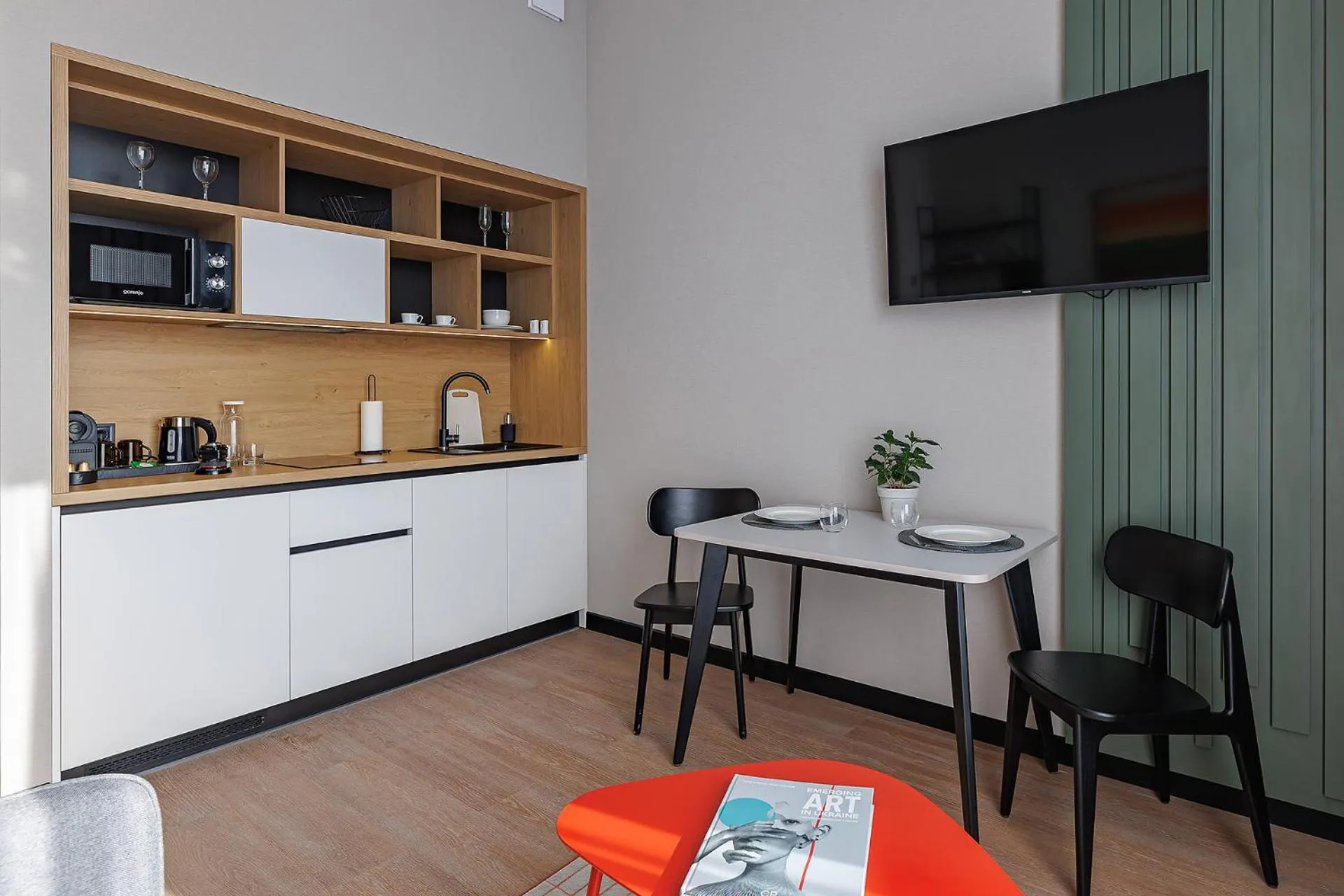 Kitchen or kitchenette in TULIP Residences Lviv