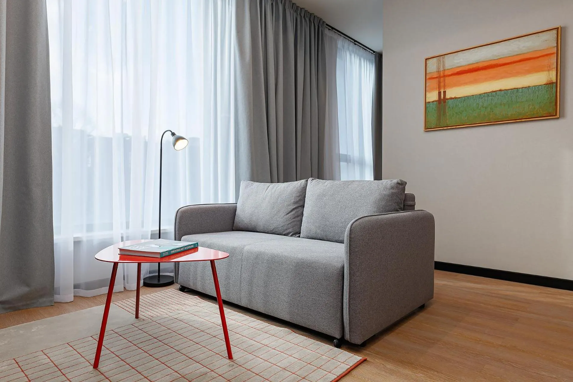 Living room in TULIP Residences Lviv