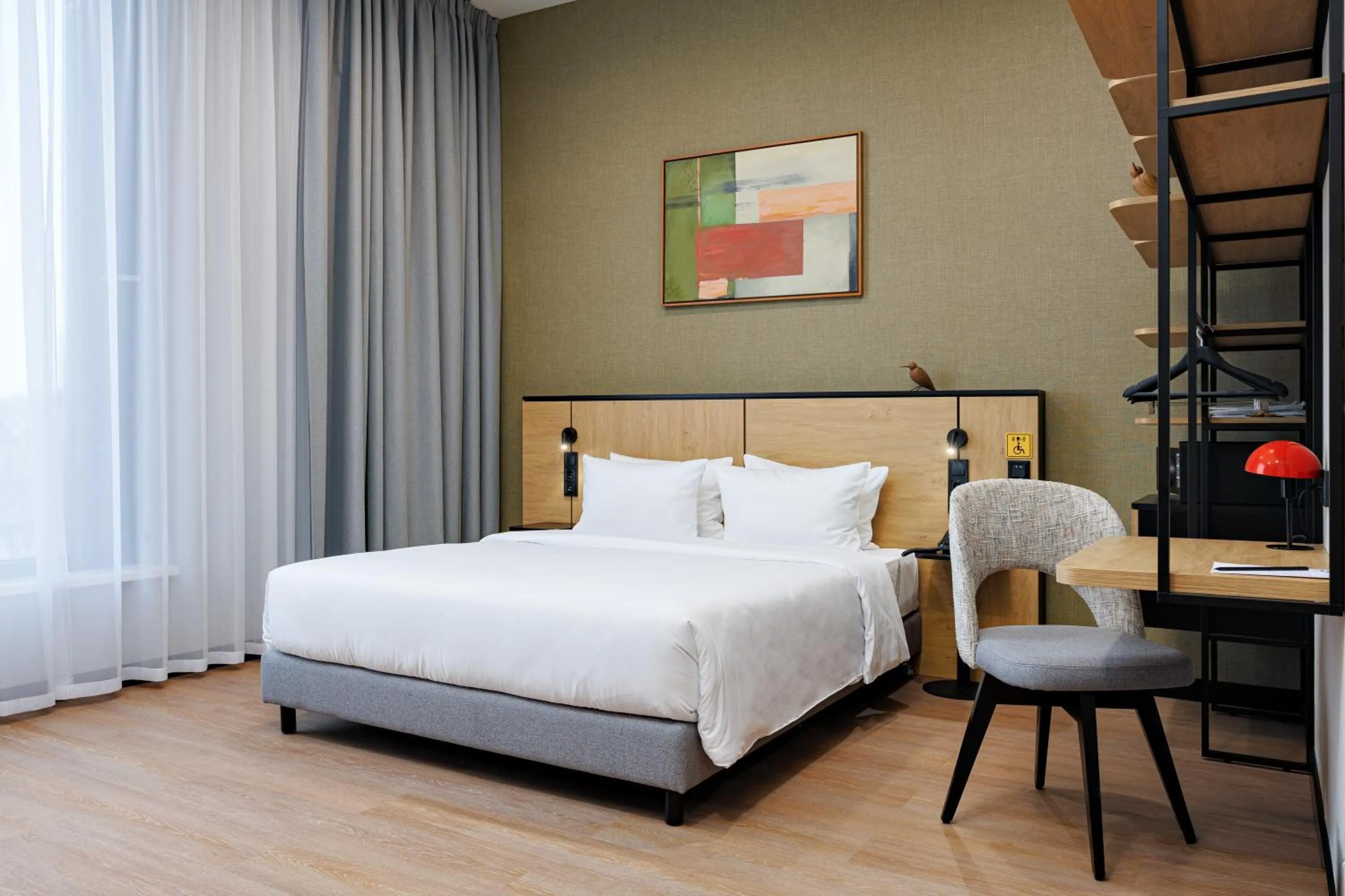 Bedroom, Bed in TULIP Residences Lviv