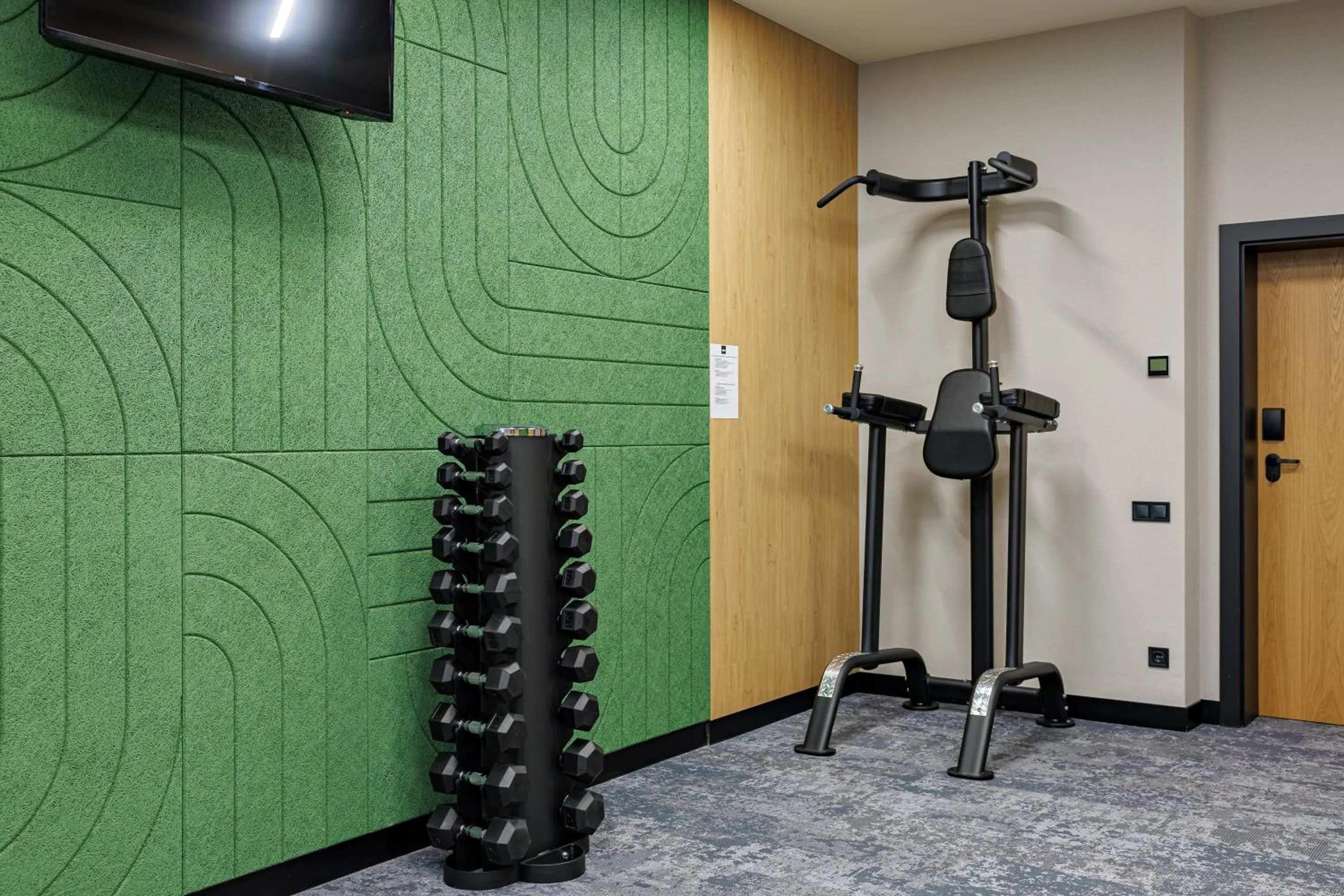 Fitness centre/facilities in TULIP Residences Lviv