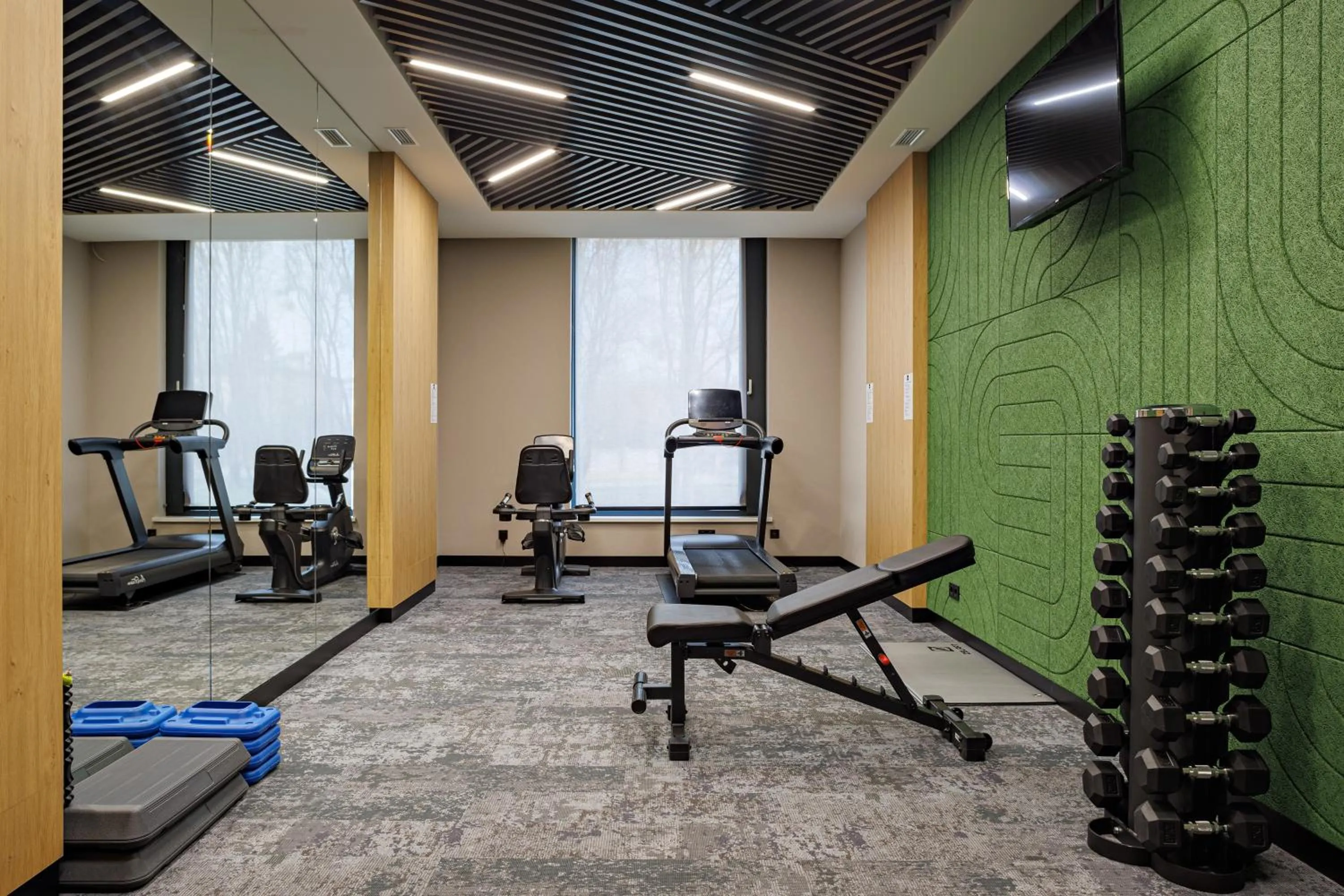 Fitness centre/facilities in TULIP Residences Lviv
