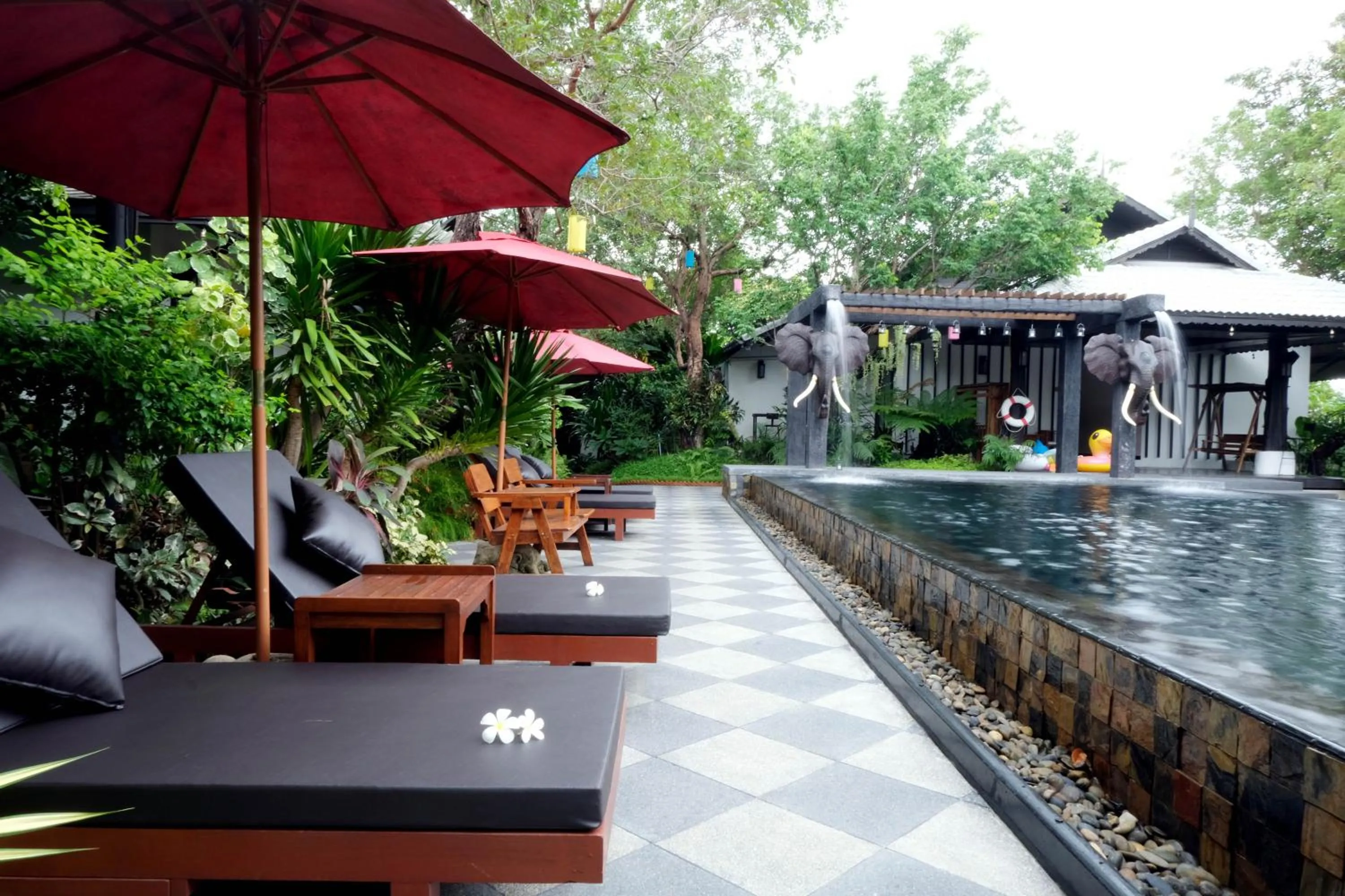 Natural landscape in Vimarn Kaew Village and Resort