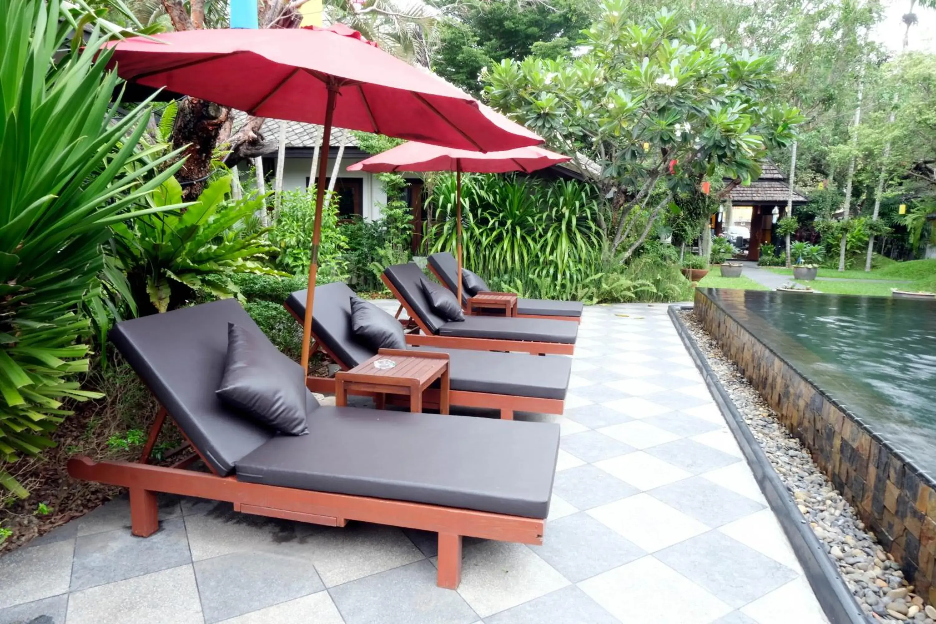 Garden view in Vimarn Kaew Village and Resort Garden view in Vimarn Kaew Village and Resort