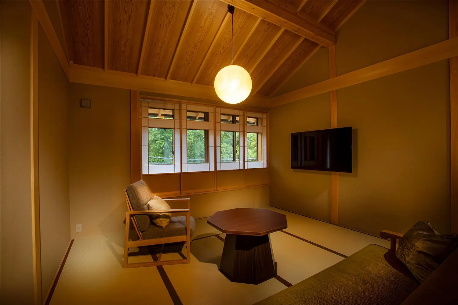 Seating area in Hotel Utano Kyoto Besho