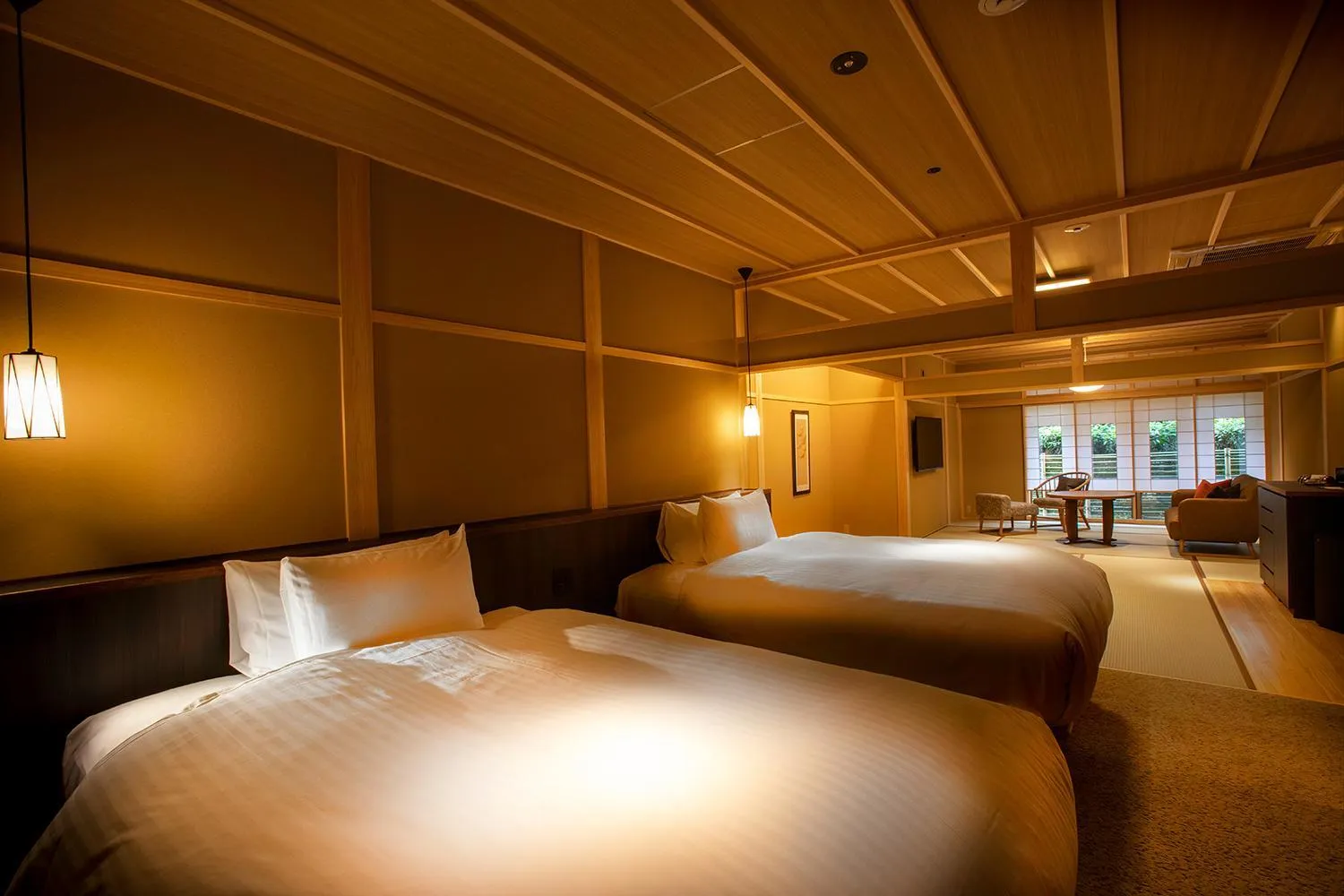 Photo of the whole room, Bed in Hotel Utano Kyoto Besho