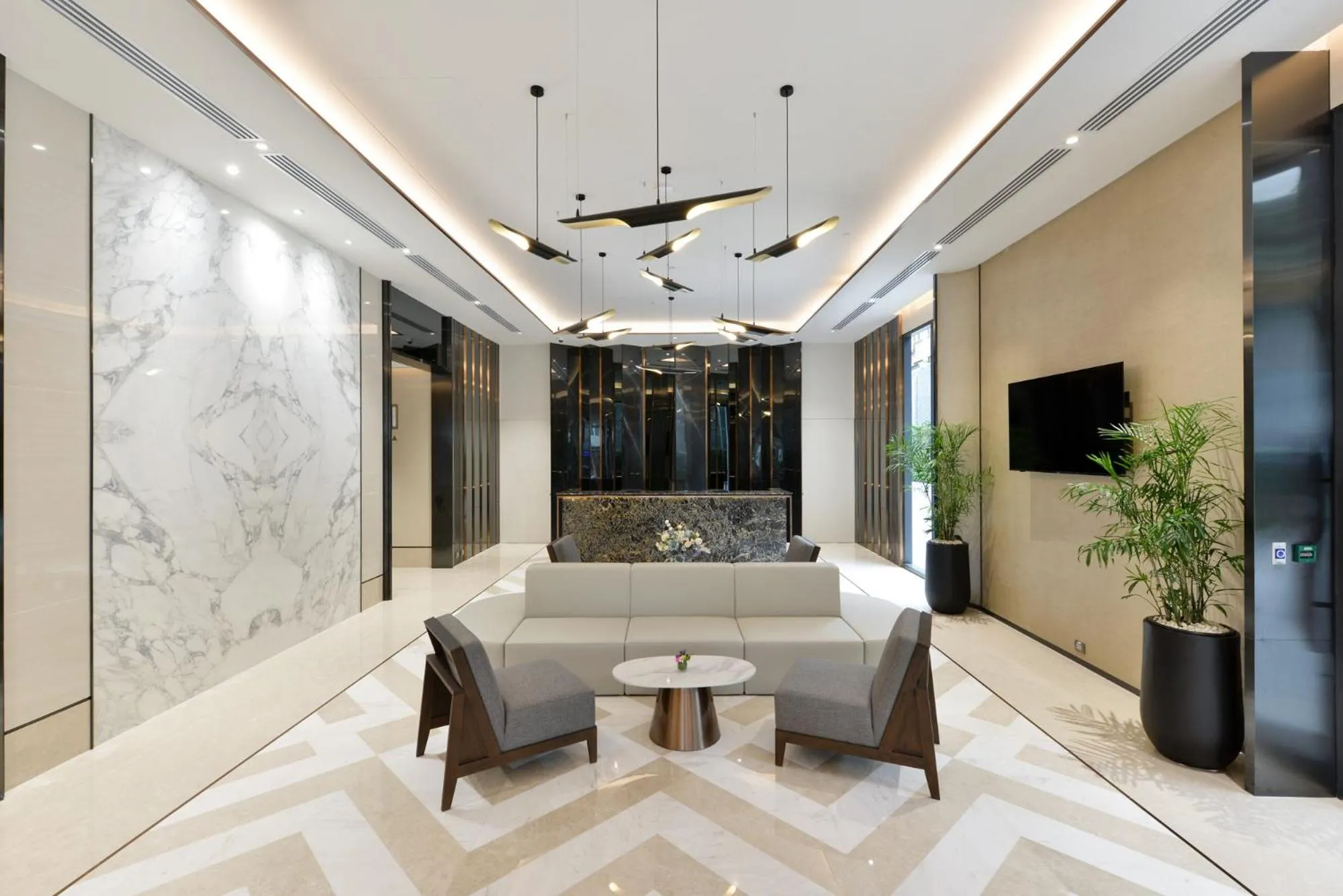 Lobby or reception in GM Estate Hotel and Executive Apartments, Bangkok Sukhumvit 20