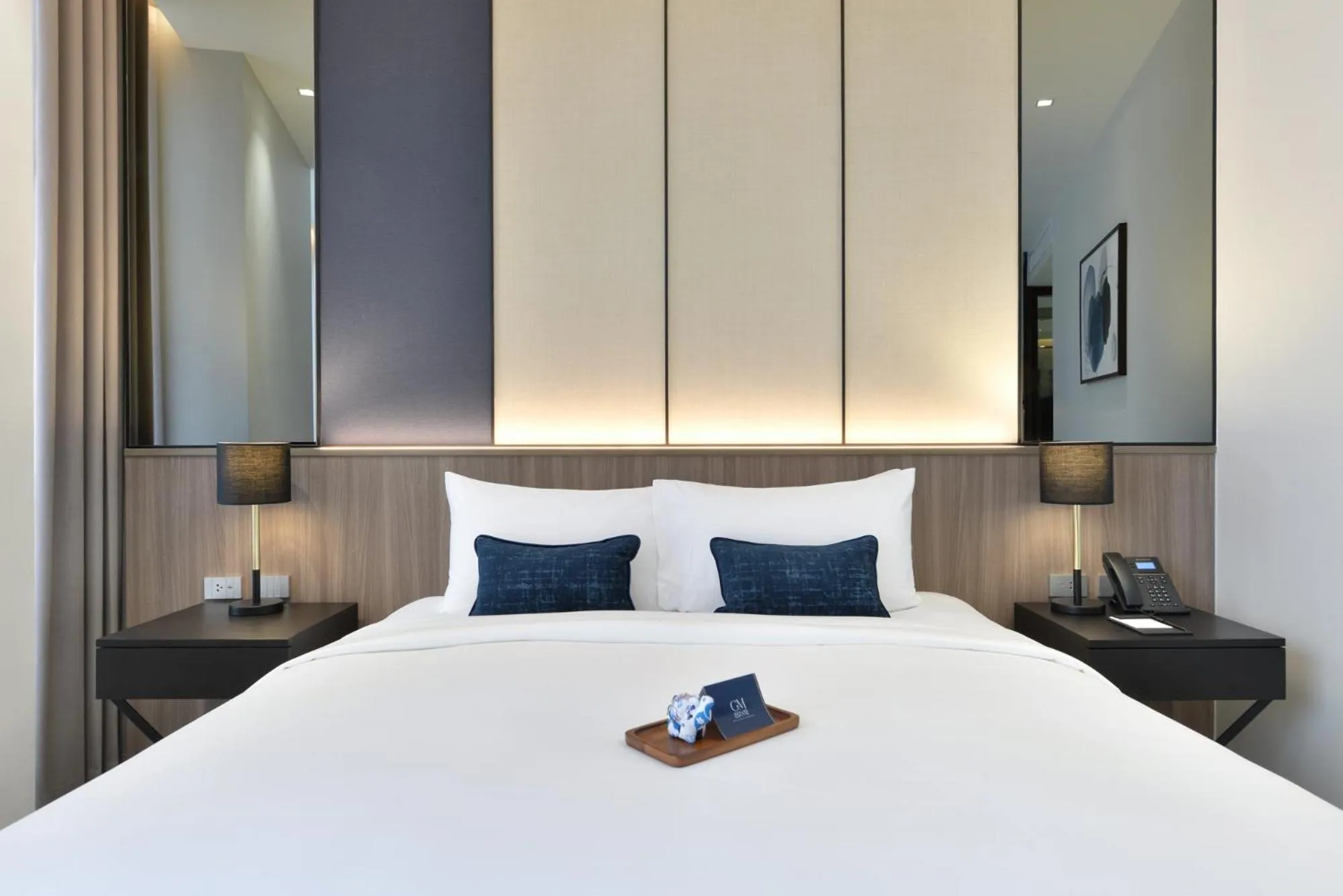 Bed in GM Estate Hotel and Executive Apartments, Bangkok Sukhumvit 20