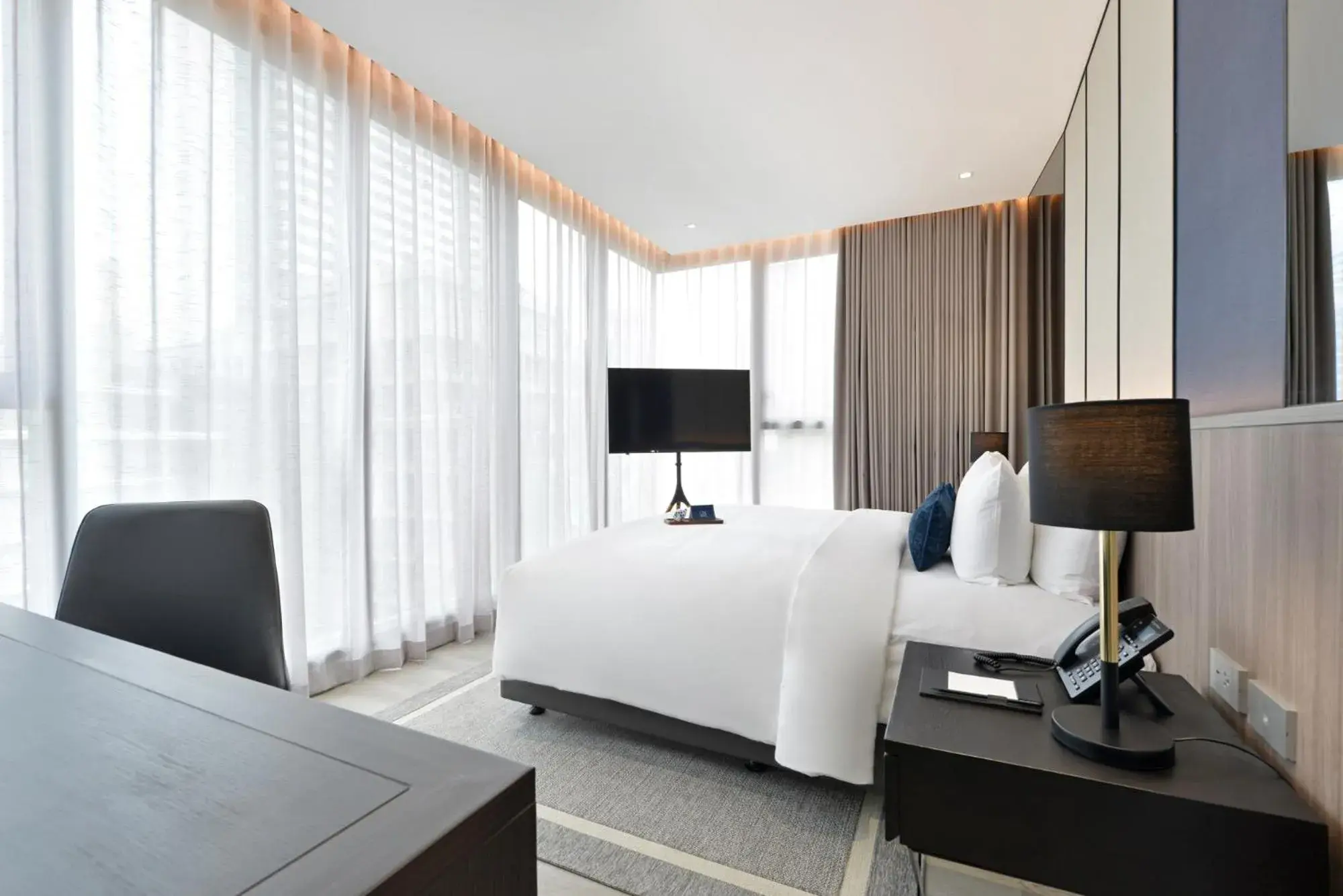 Bedroom, Bed in GM Estate Hotel and Executive Apartments Sukhumvit 20 Bedroom, Bed in GM Estate Hotel and Executive Apartments Sukhumvit 20