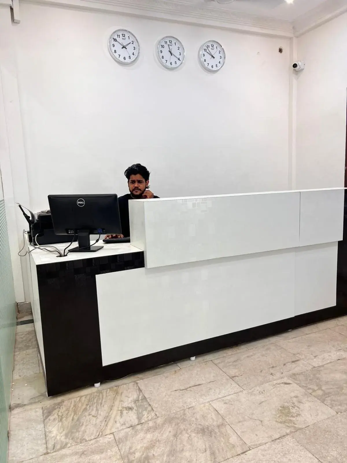 Lobby or reception in Hotel Safra Lobby or reception in Hotel Safra