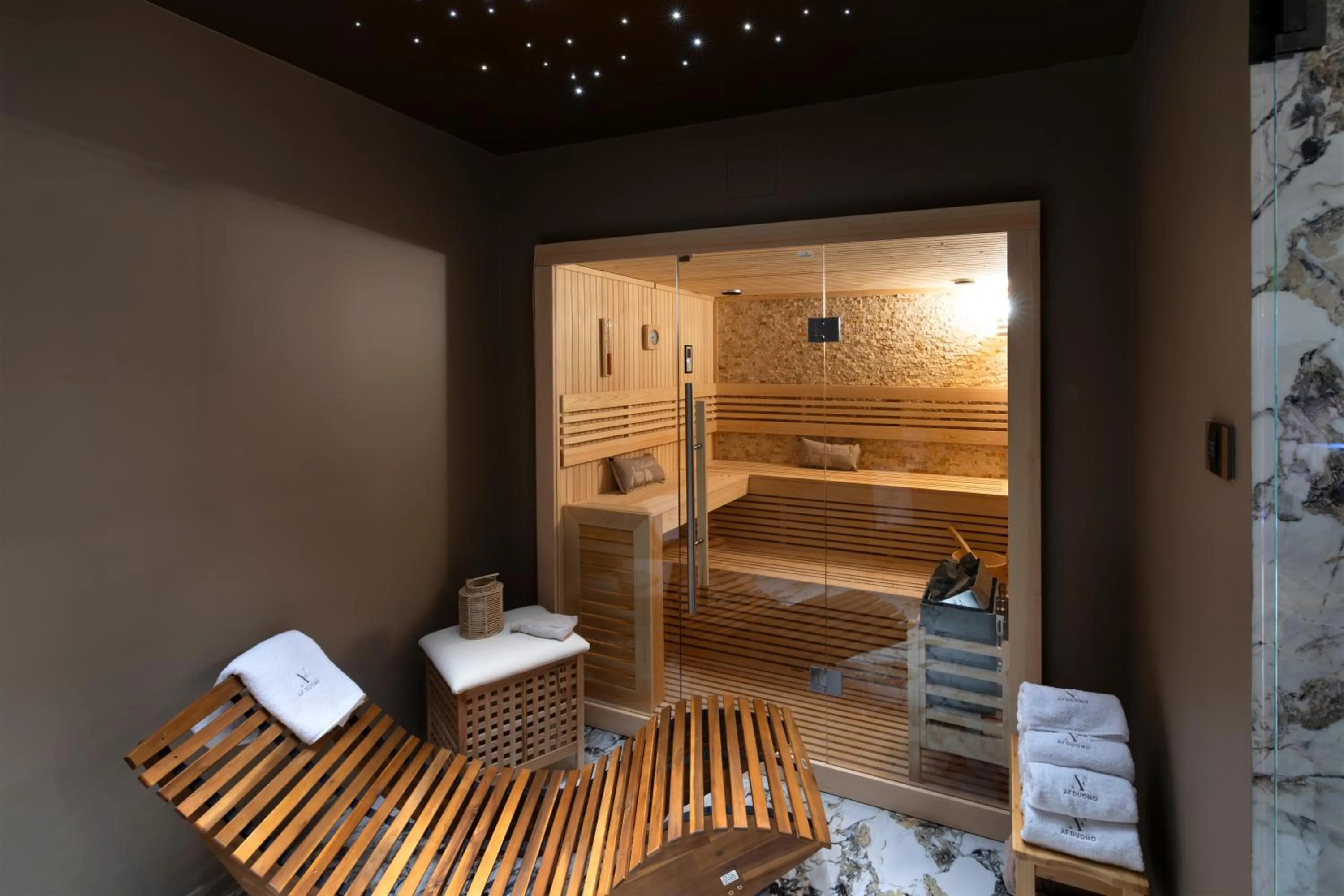 Sauna in AF Duomo - Milano Luxury Suites