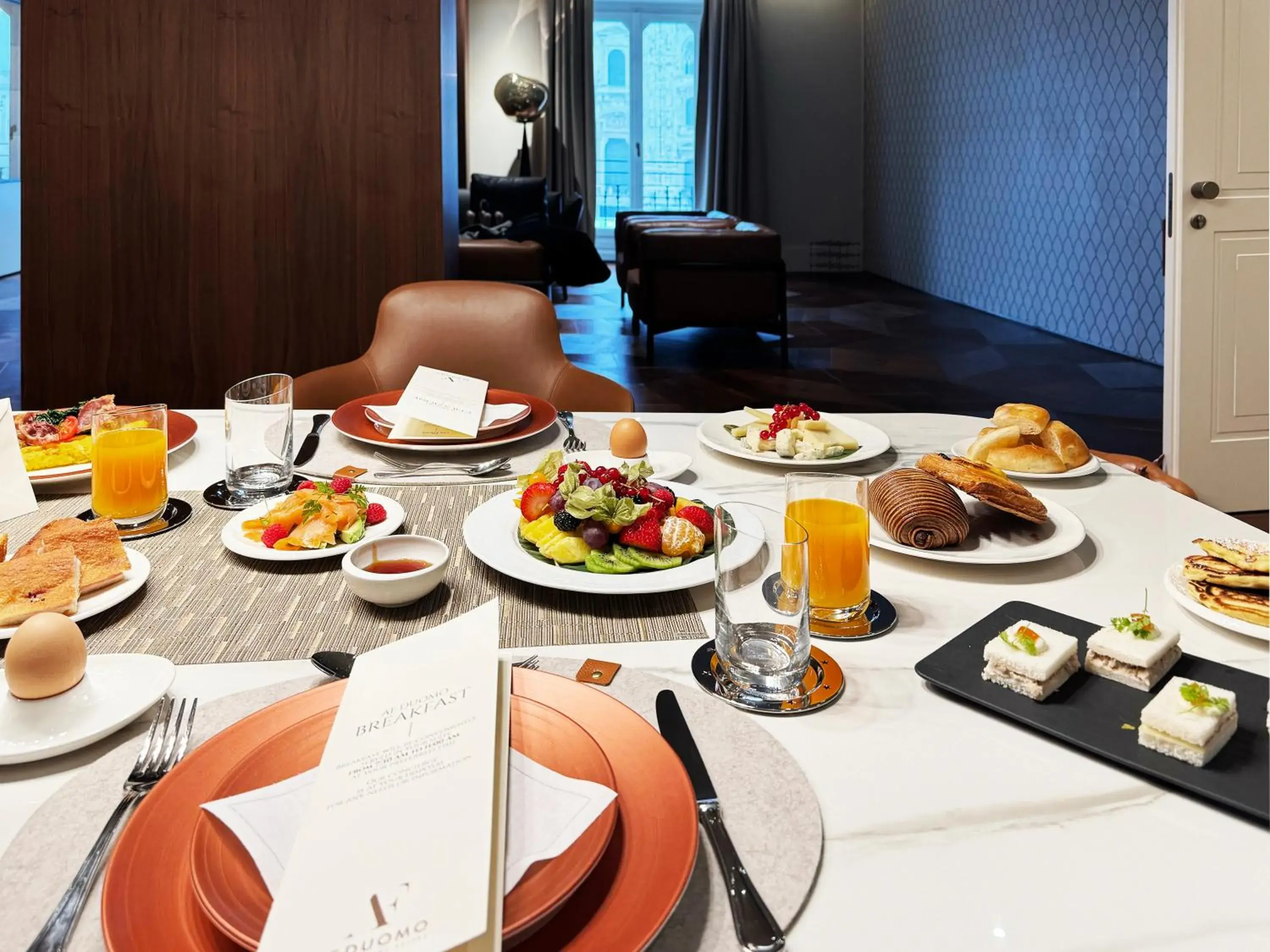 Continental breakfast in AF Duomo - Milano Luxury Suites Continental breakfast in AF Duomo - Milano Luxury Suites