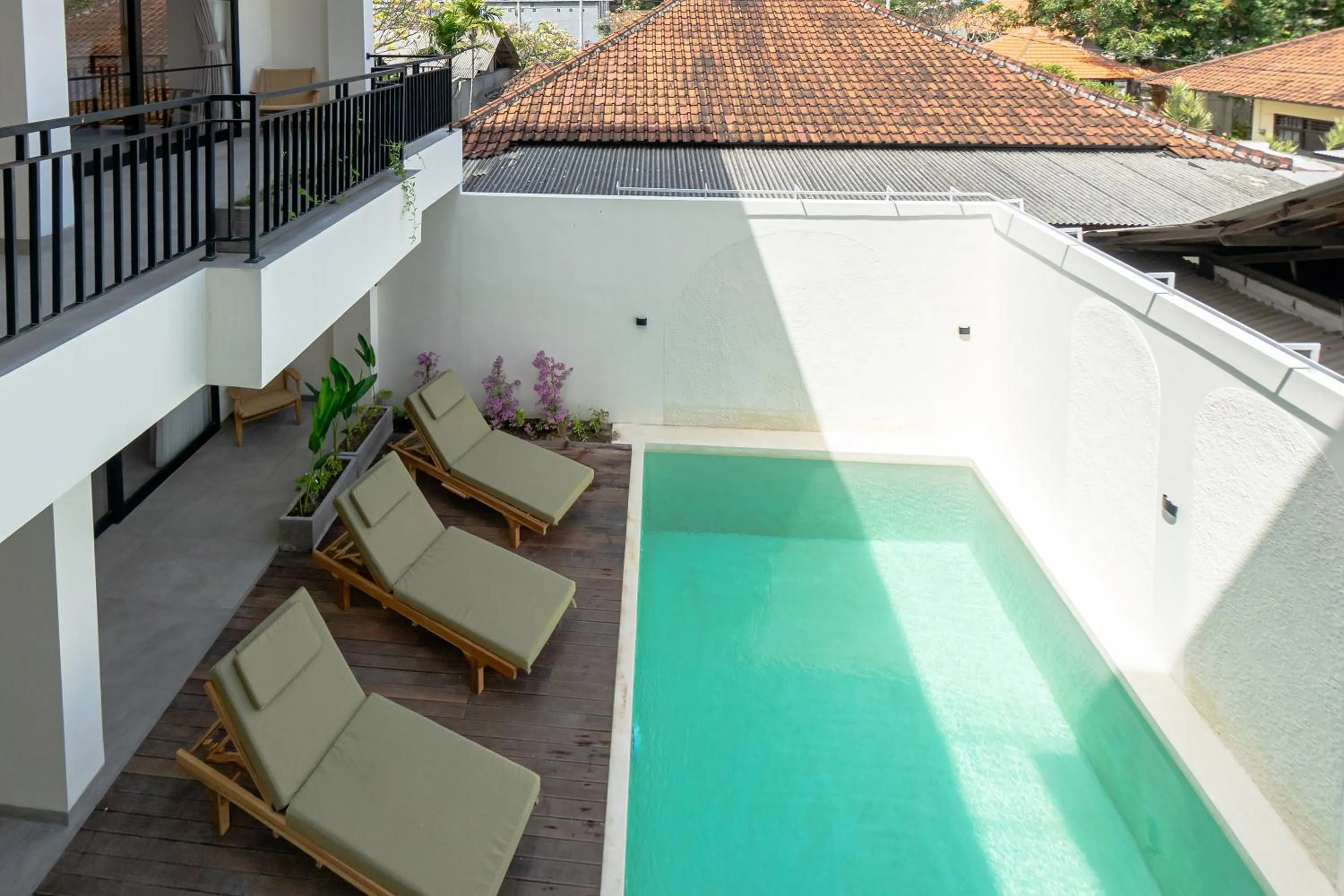 Pool view in Kelaya Guesthouse
