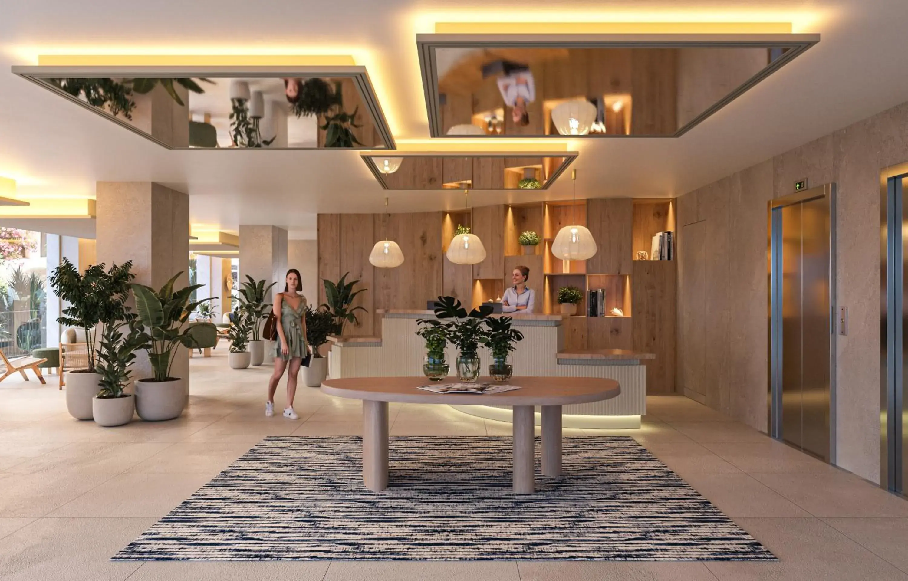 Lobby or reception in The Editory Ocean Way Funchal Lobby or reception in The Editory Ocean Way Funchal