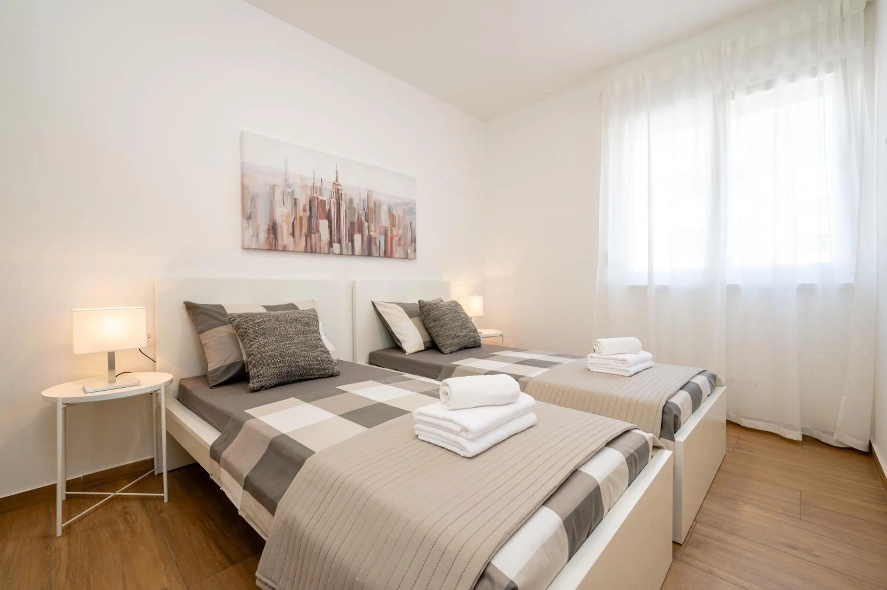 Bed in Apartment SarAna Trogir