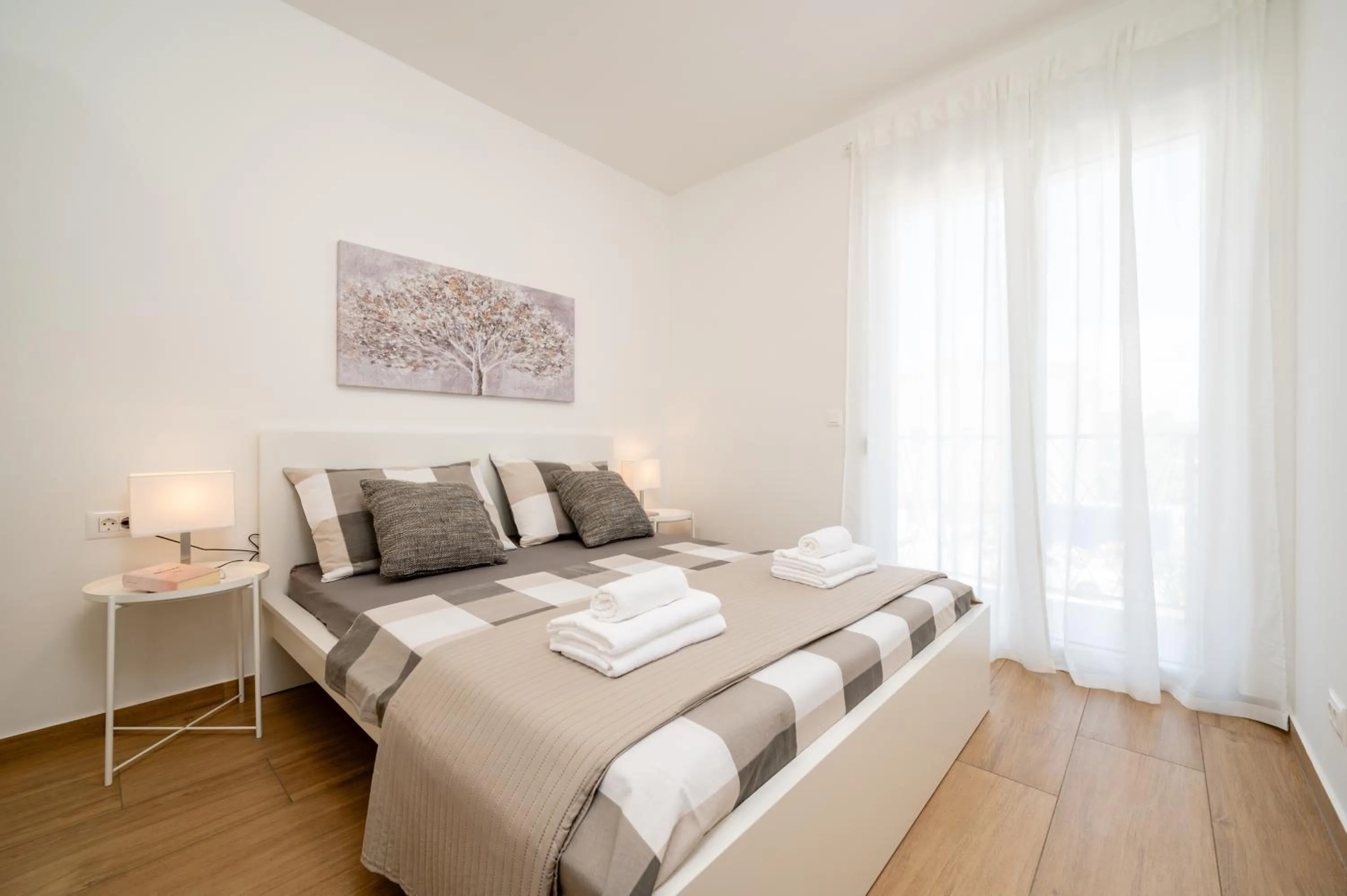 Bed in Apartment SarAna Trogir
