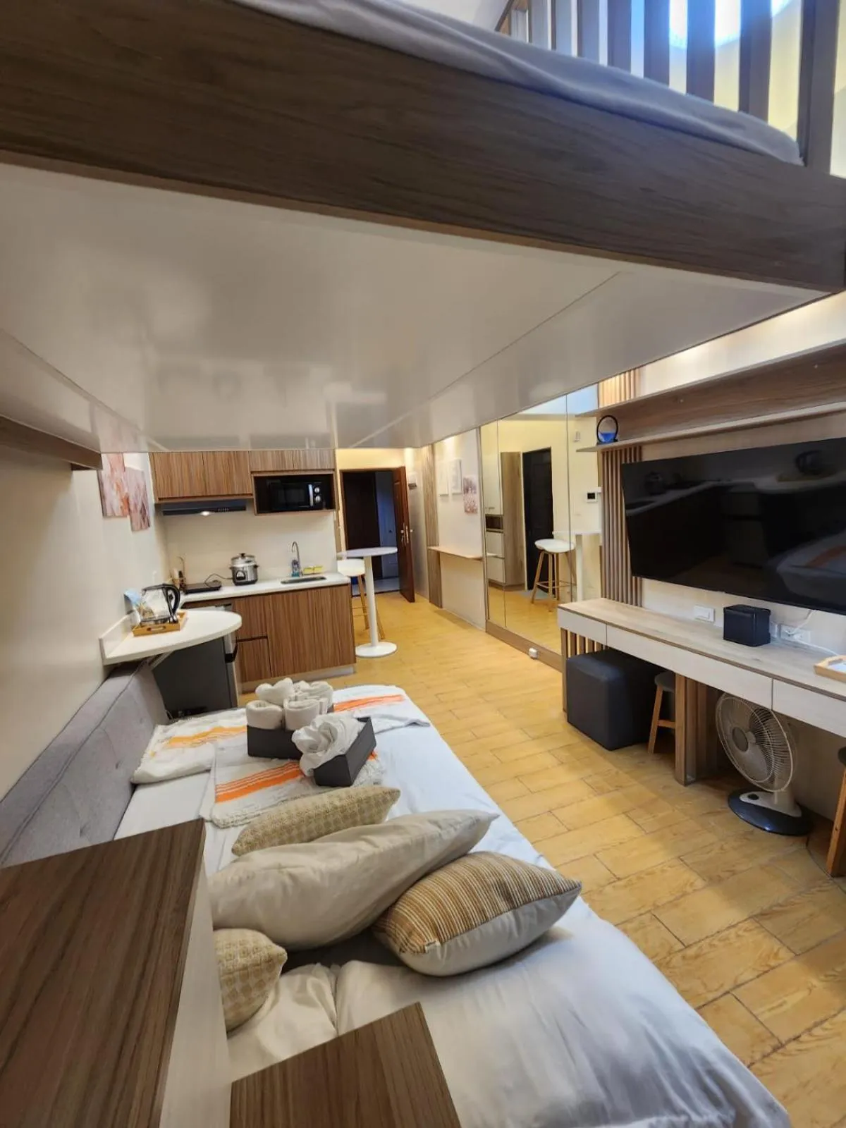 Bed in Nordic Rsquare Manila - with Pool Access