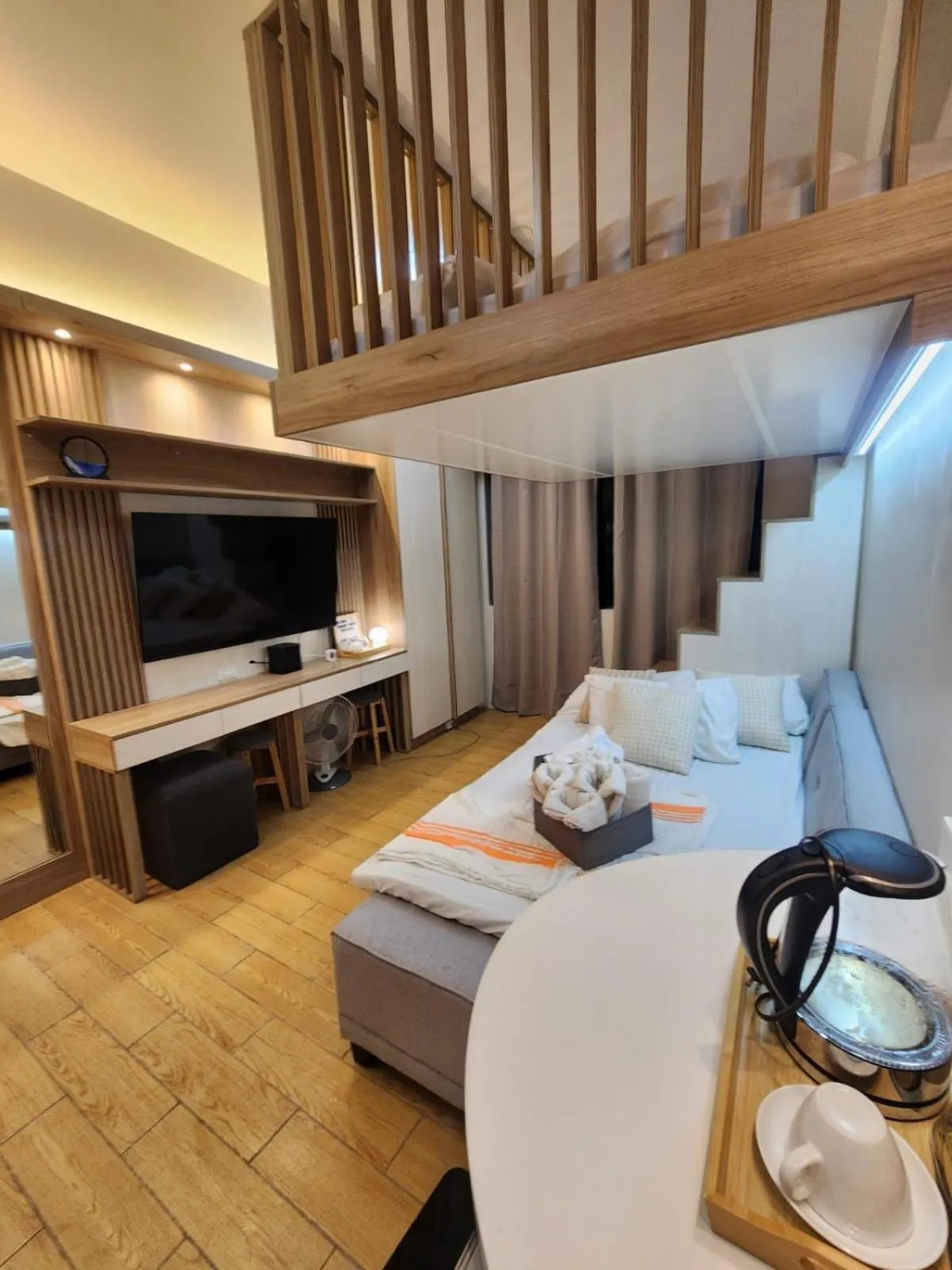 Bed in Nordic Rsquare Manila - with Pool Access