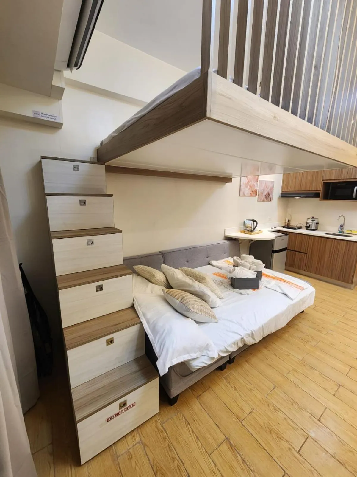 Bed in Nordic Rsquare Manila - with Pool Access