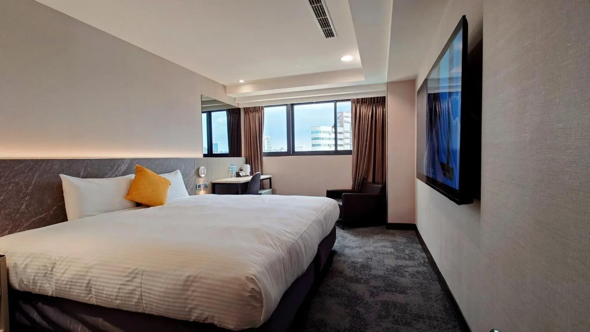 Bed in Hub Hotel Taichung Wenxin Bed in Hub Hotel Taichung Wenxin