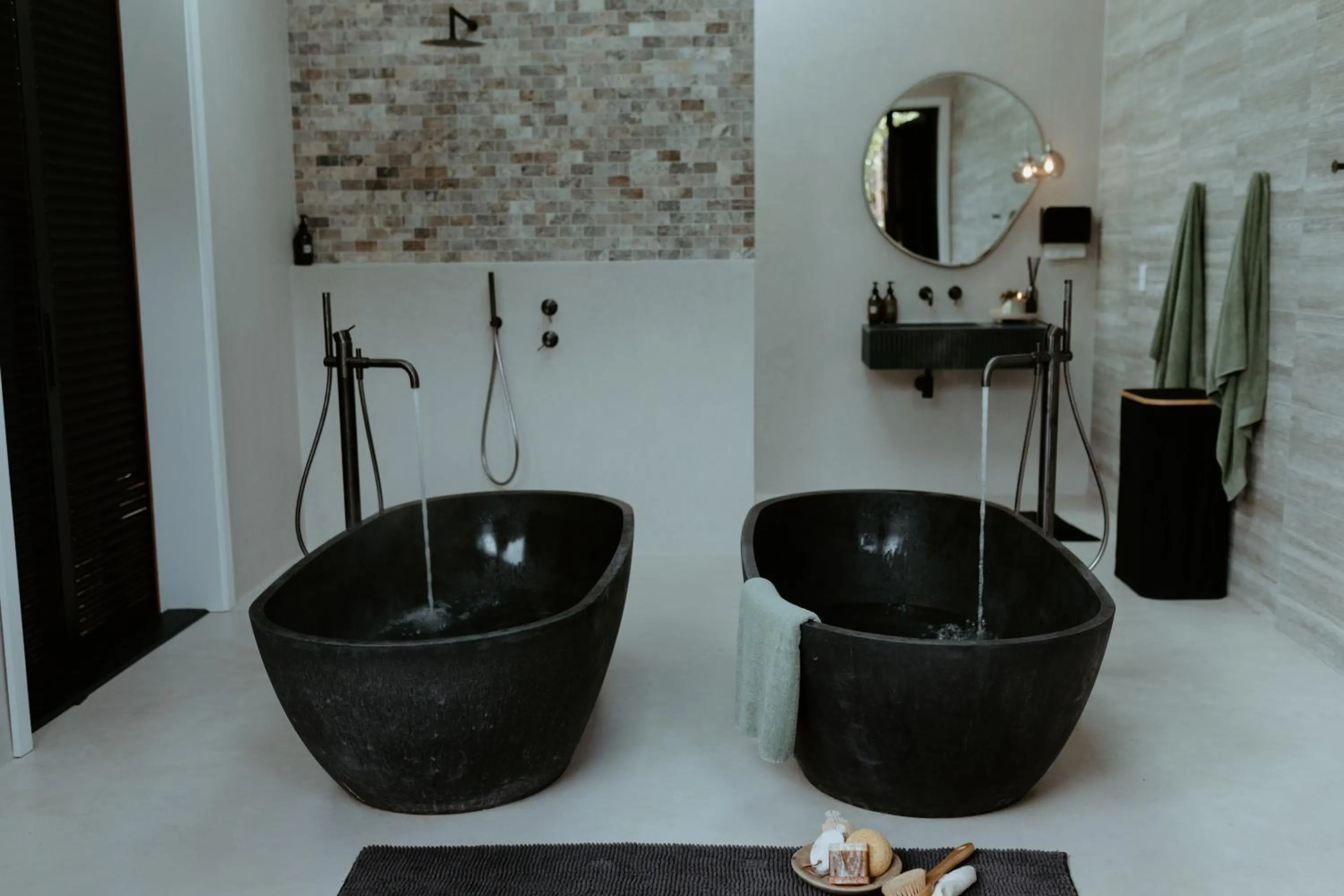 Bathroom in Te Whaanga Retreat & Spa