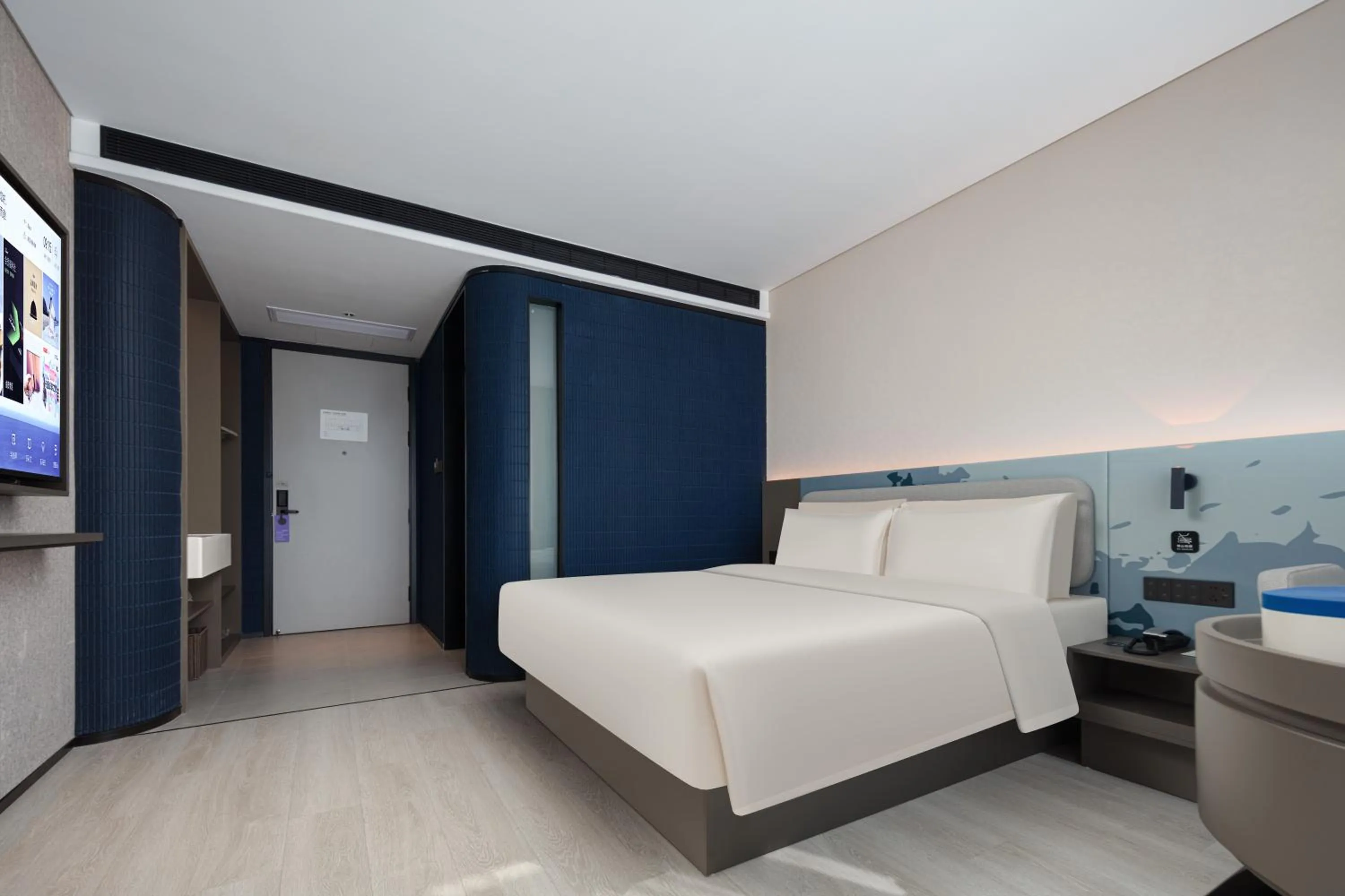 Bed in Atour Light Hotel Dongguan Songshan Lake University Town