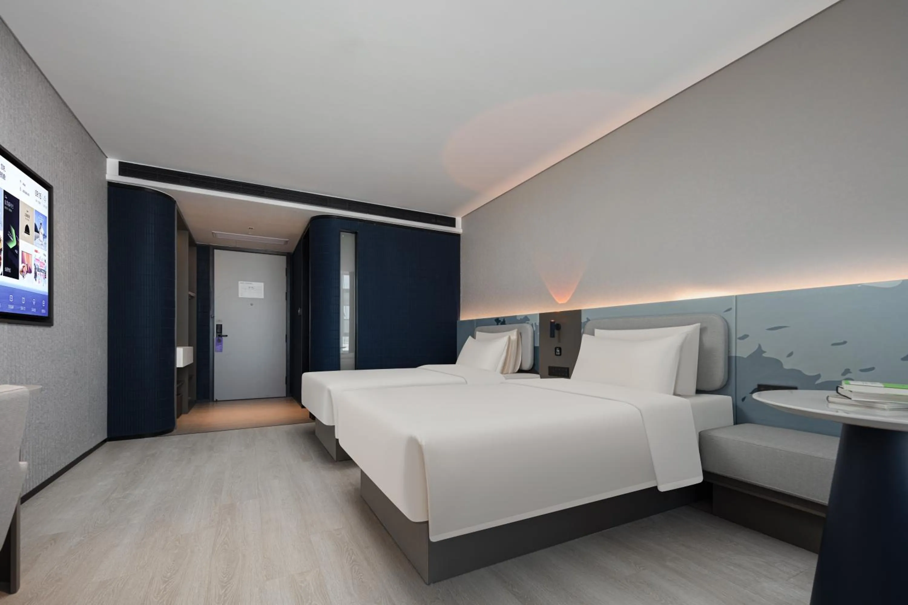 Bed in Atour Light Hotel Dongguan Songshan Lake University Town