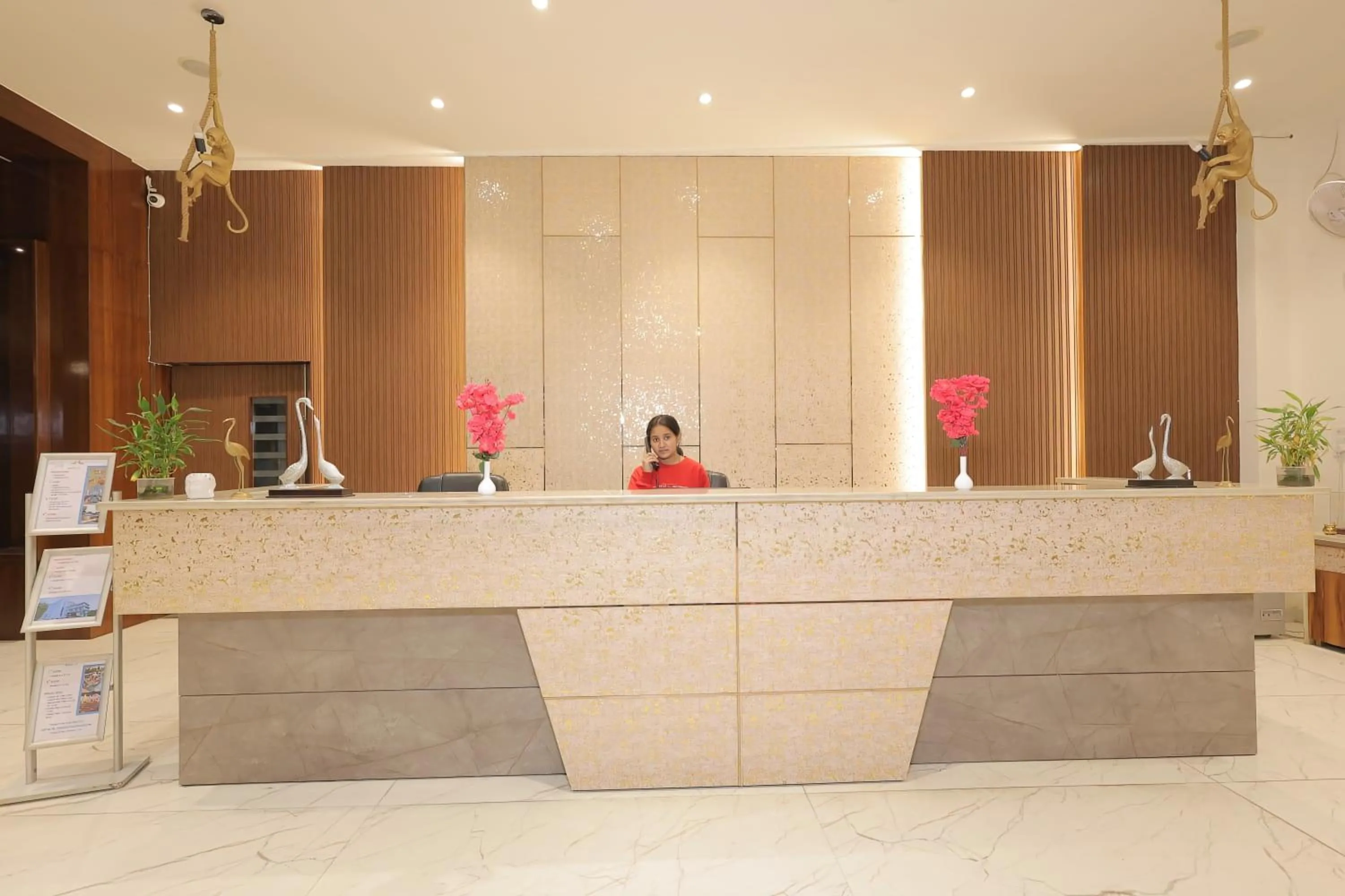 Lobby or reception in Rubystone Shiv Vilas Palace