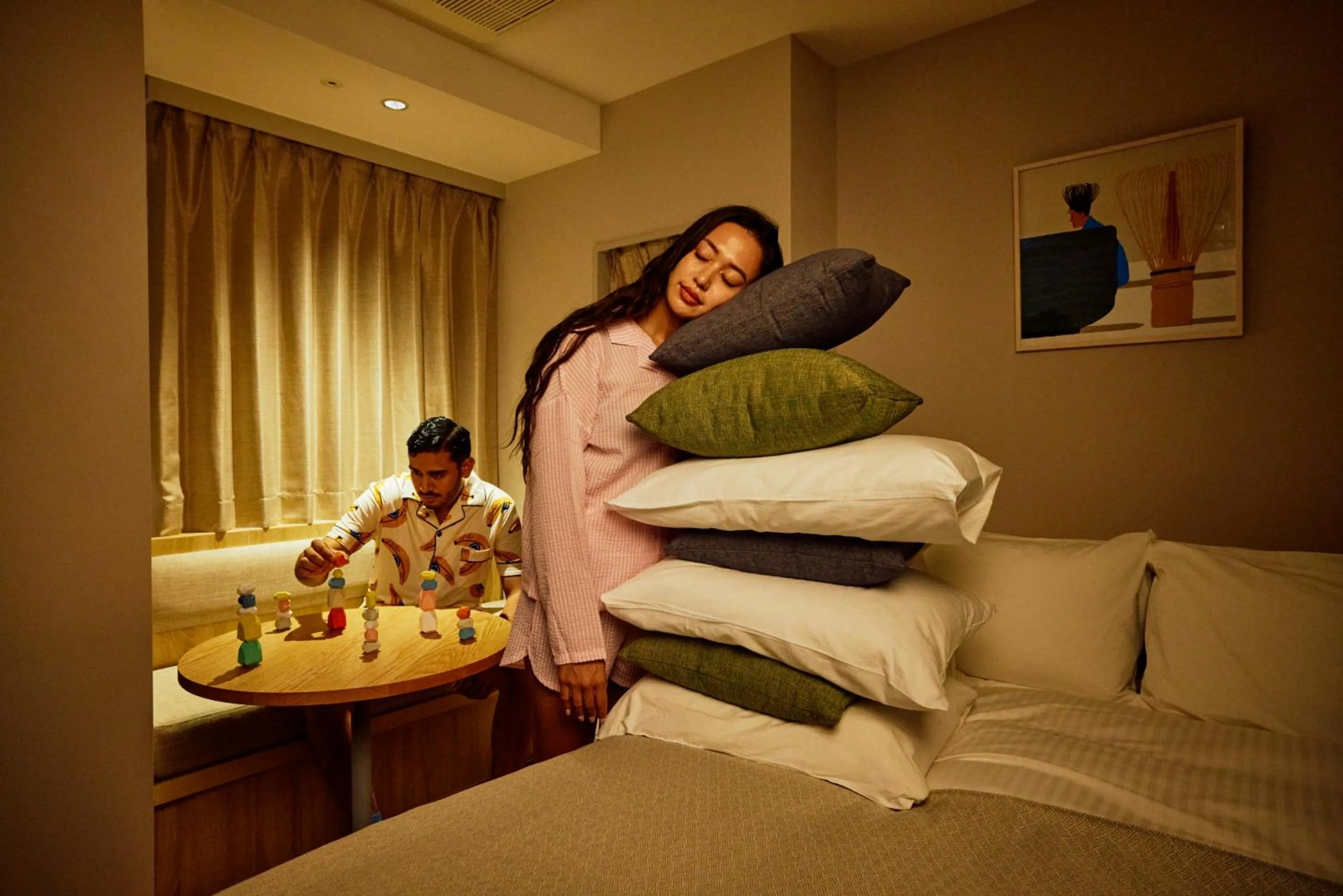 People, Bed in Section L Shimbashi West