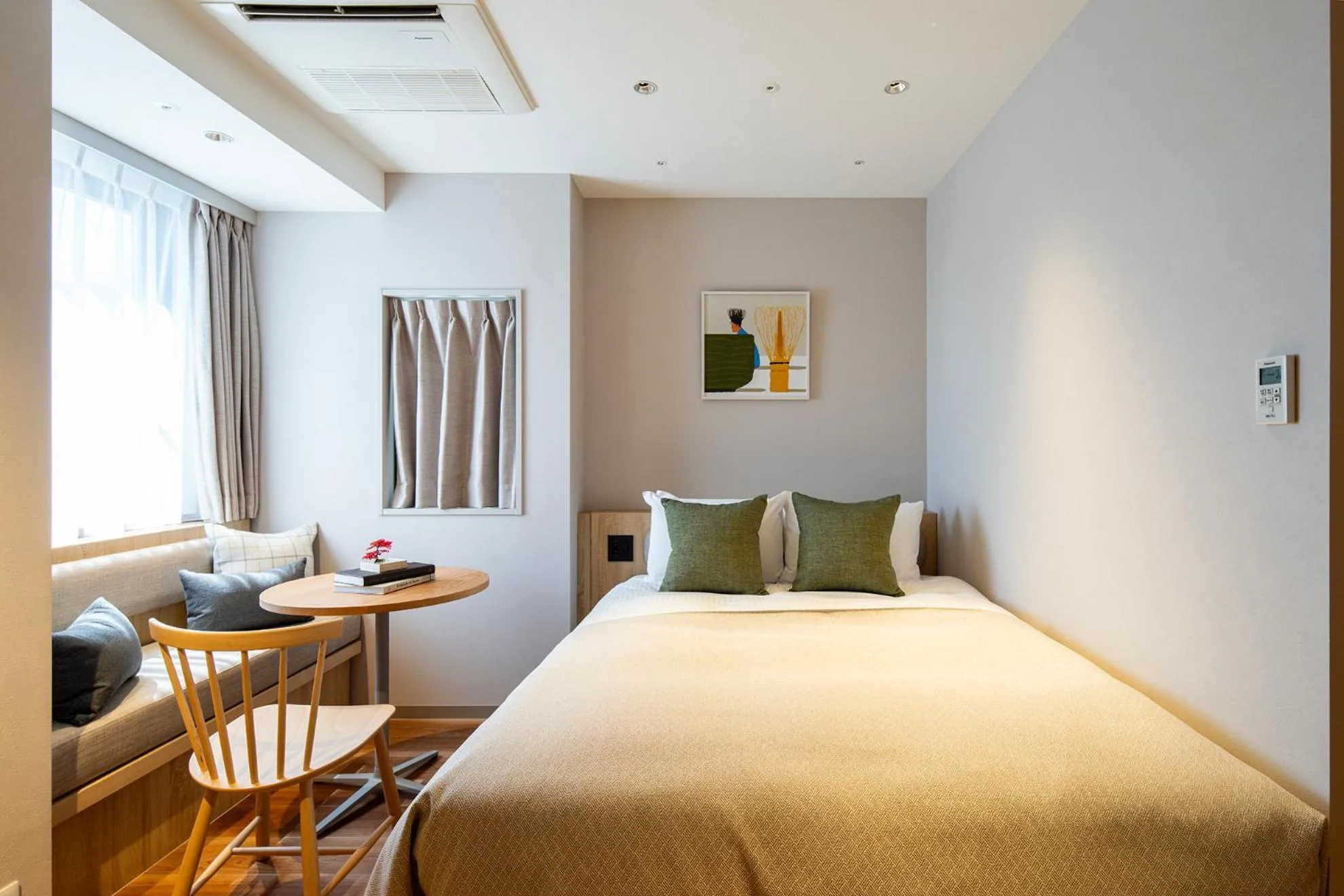 Bedroom, Bed in Section L Shimbashi West