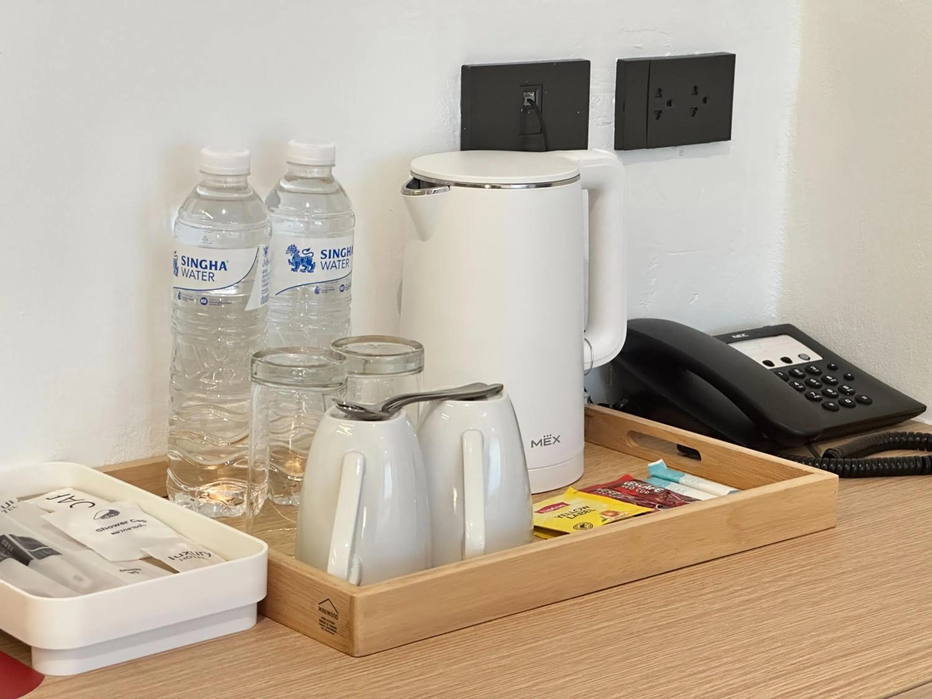 minibar in Winston Hotel