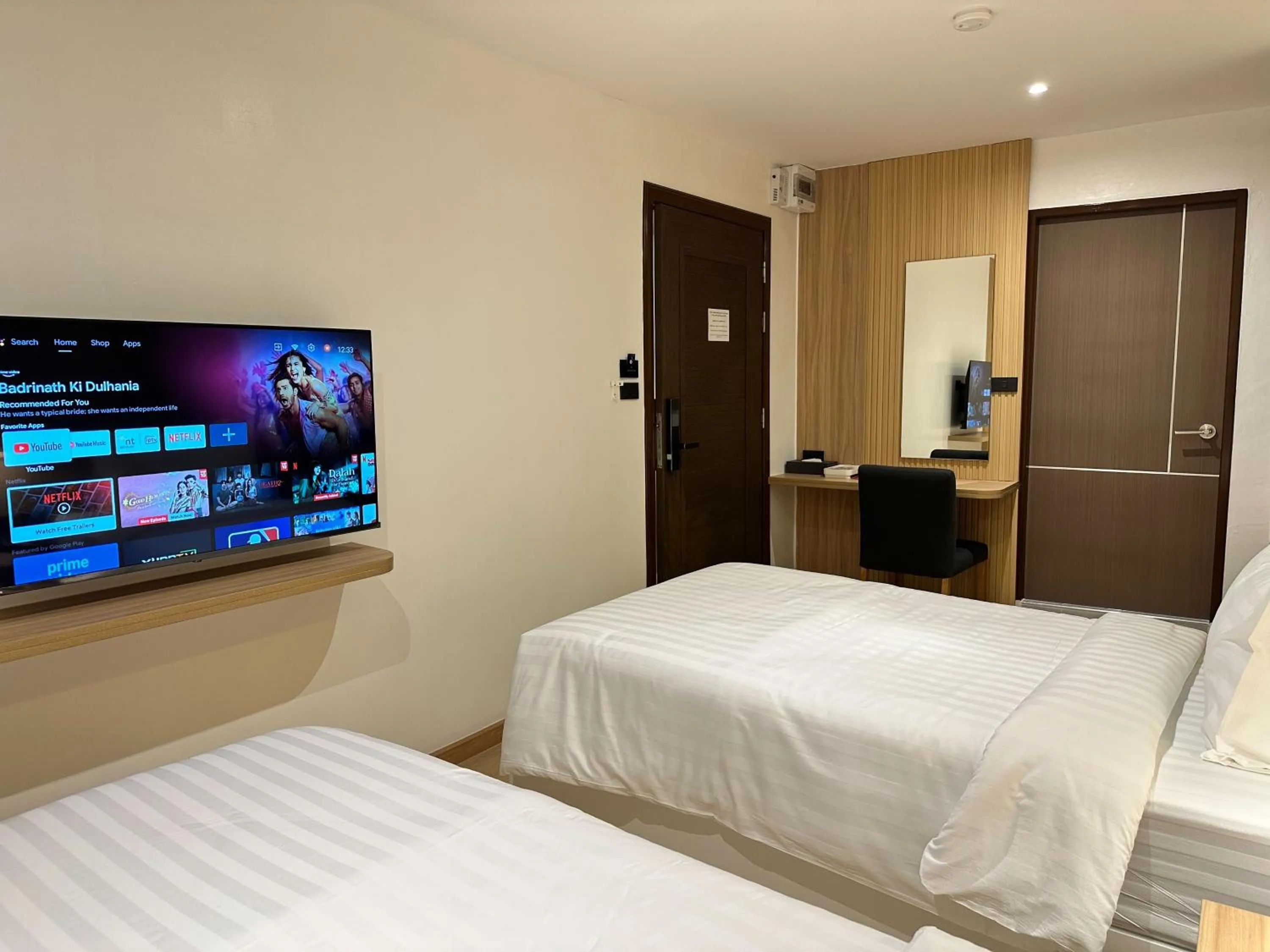 Bed in Winston Hotel