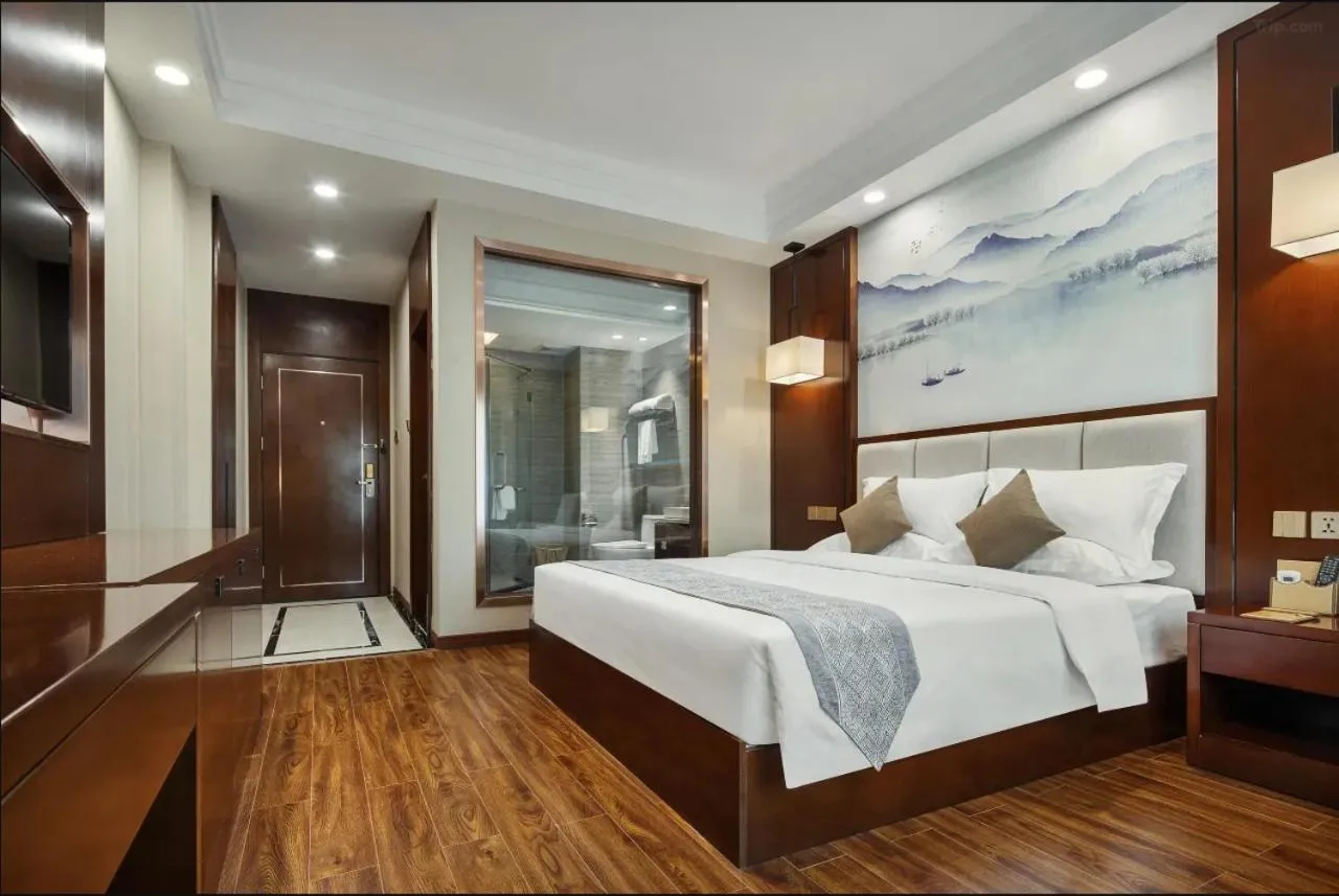 Bed in Rose Garden International Hotel