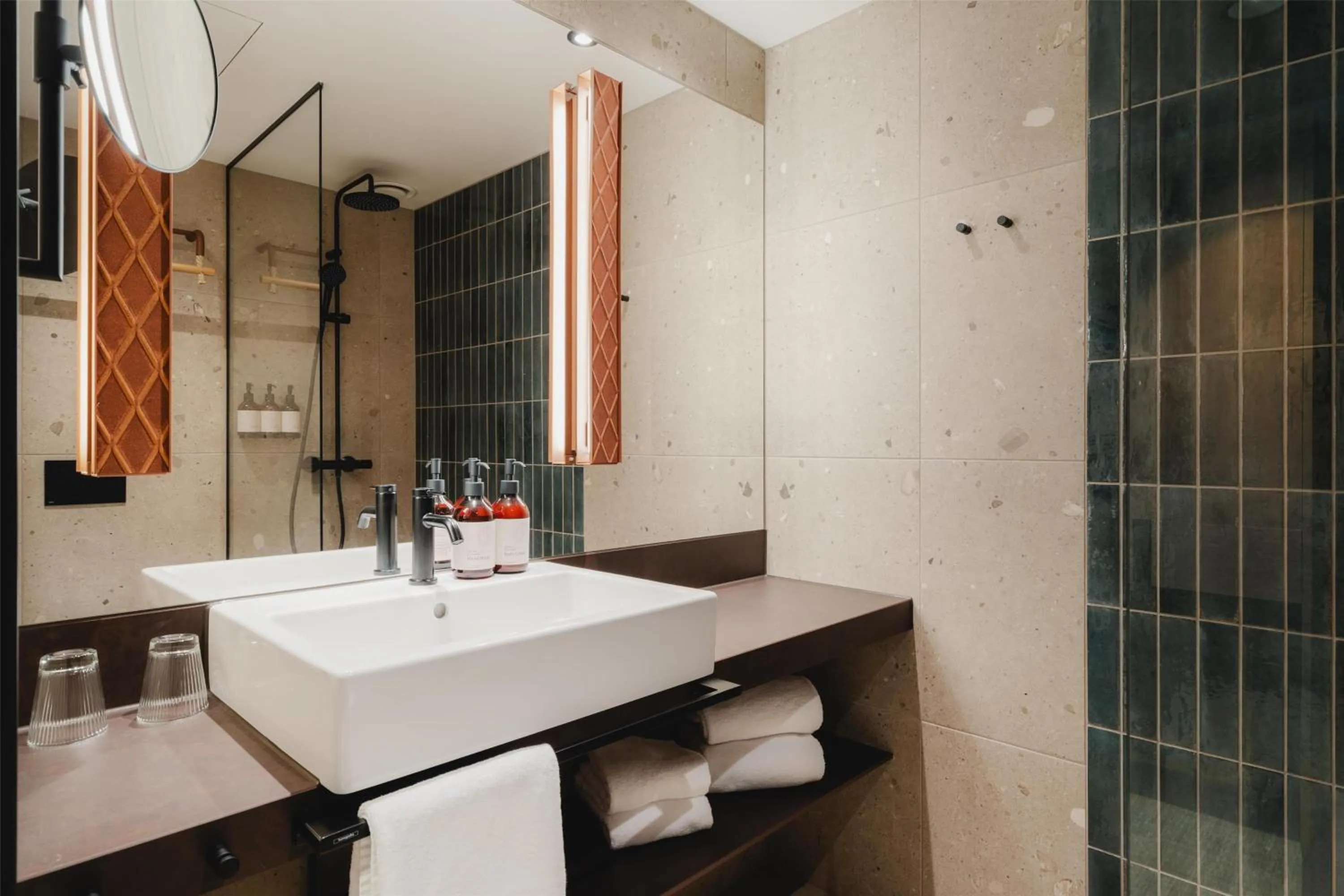 Bathroom in The Dock 69 39 by Scandic