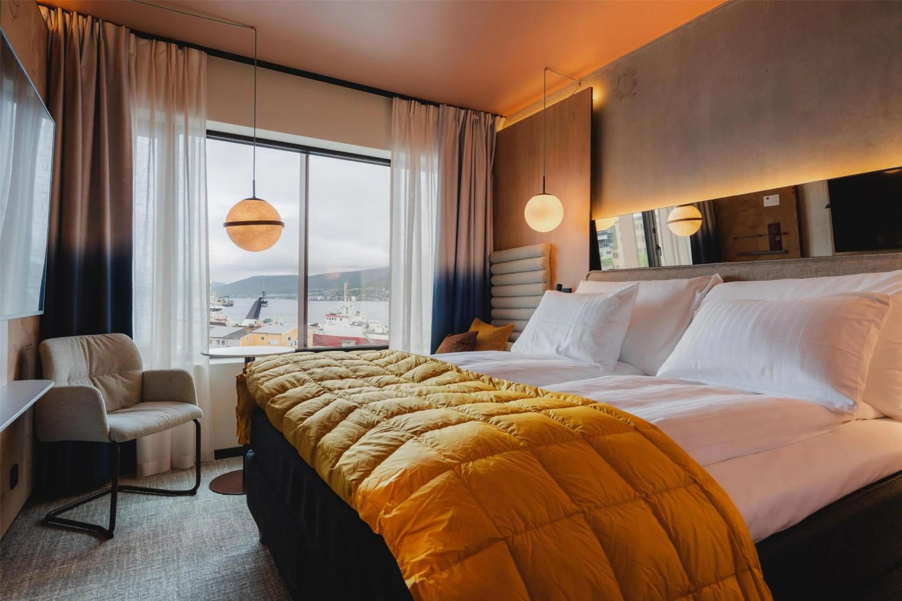 Bedroom, Bed in The Dock 69 39 by Scandic