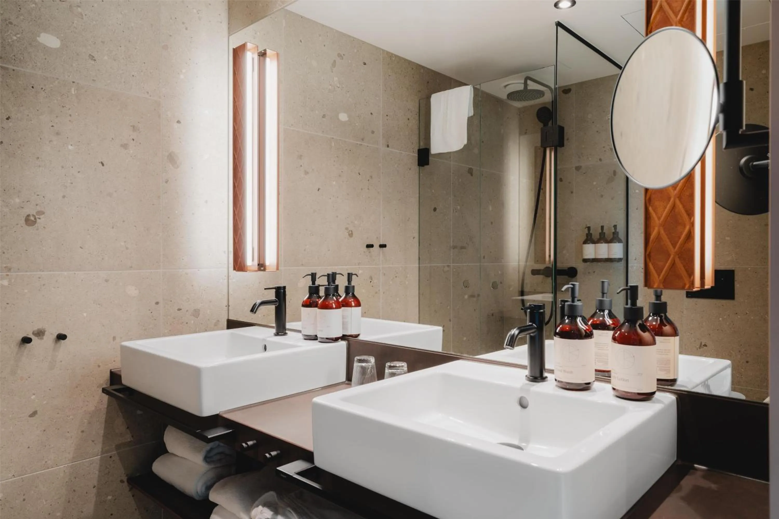 Bathroom in The Dock 69 39 by Scandic