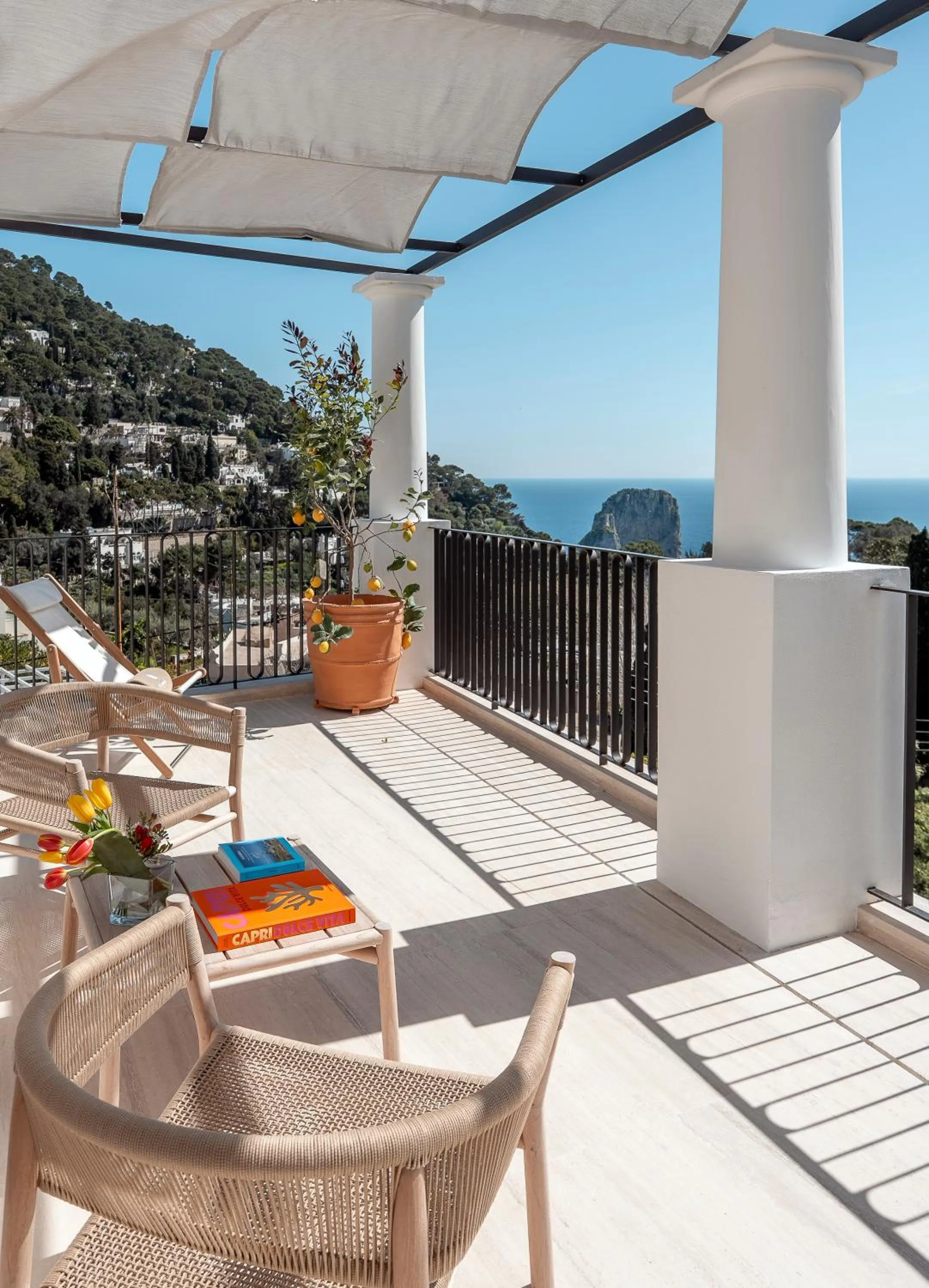 Natural landscape in Villa Certosa