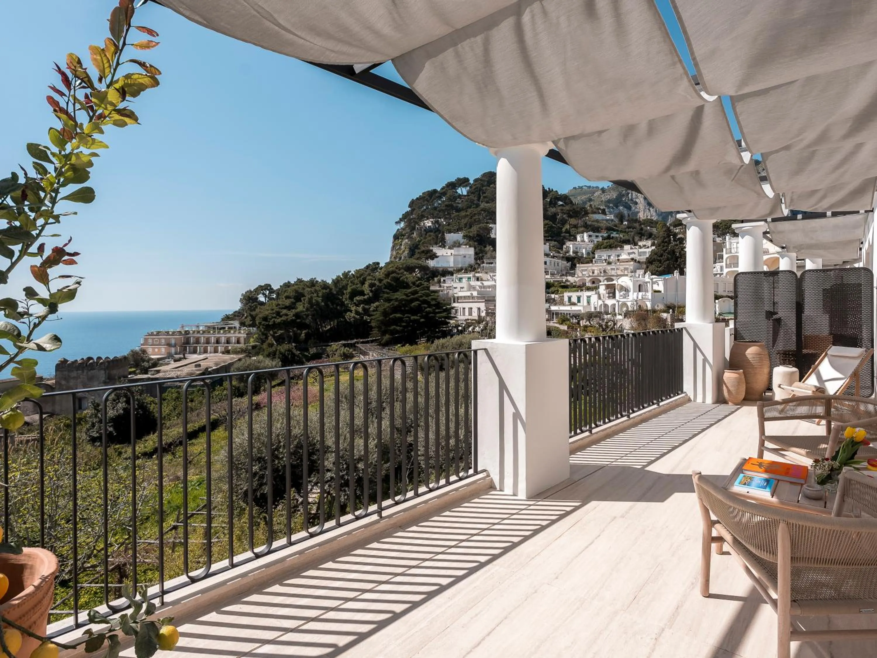 Balcony/Terrace in Villa Certosa