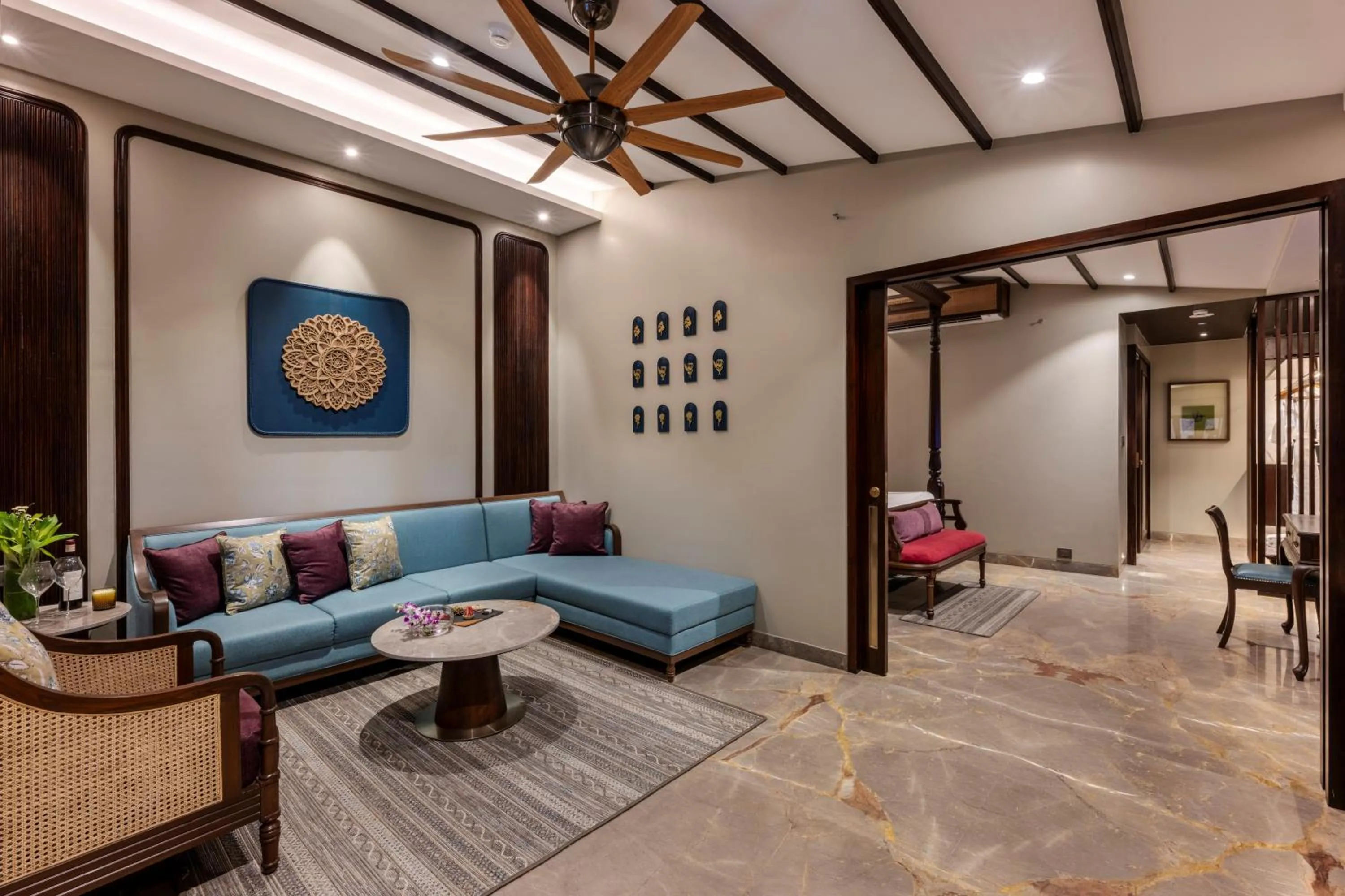 Living room in Fountain, Mahabaleshwar - IHCL SeleQtions