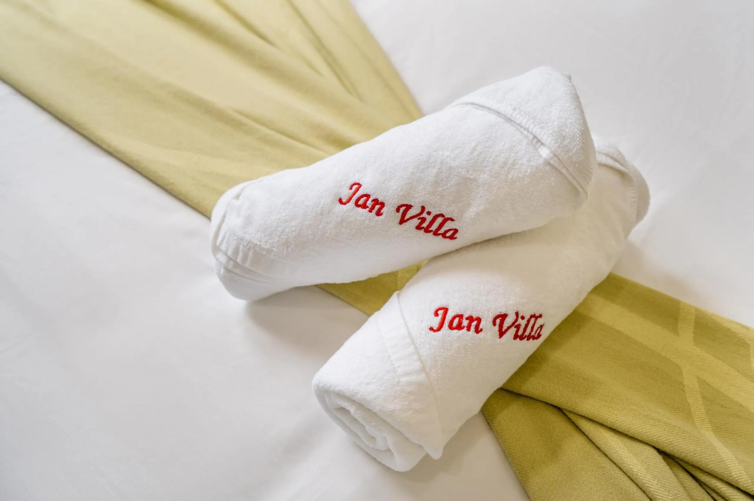 towels, Bed in Jan Villa SaiGon Oasis