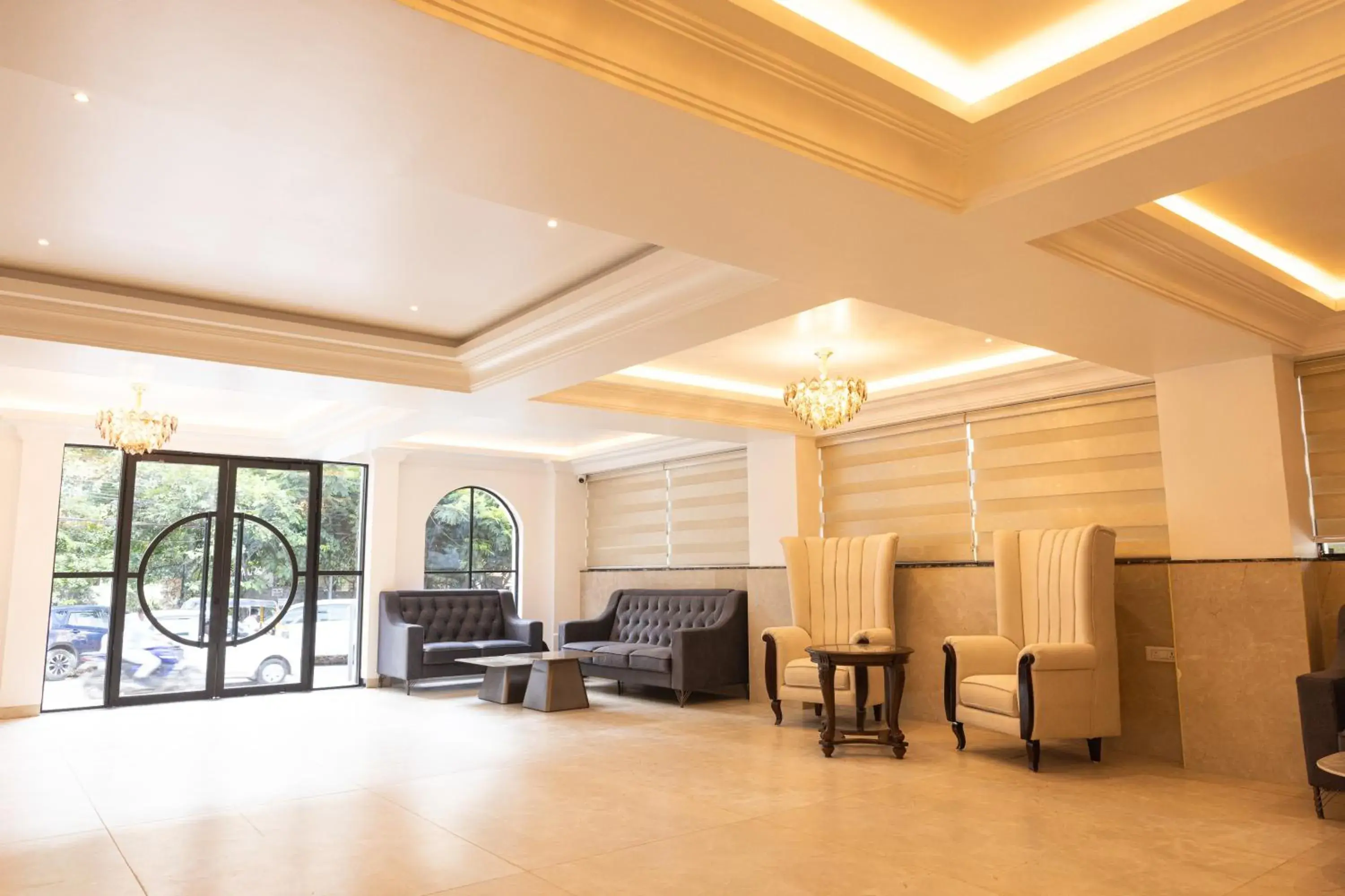 Lounge or bar in Hotel Radhe Pride Hitech City Lounge or bar in Hotel Radhe Pride Hitech City