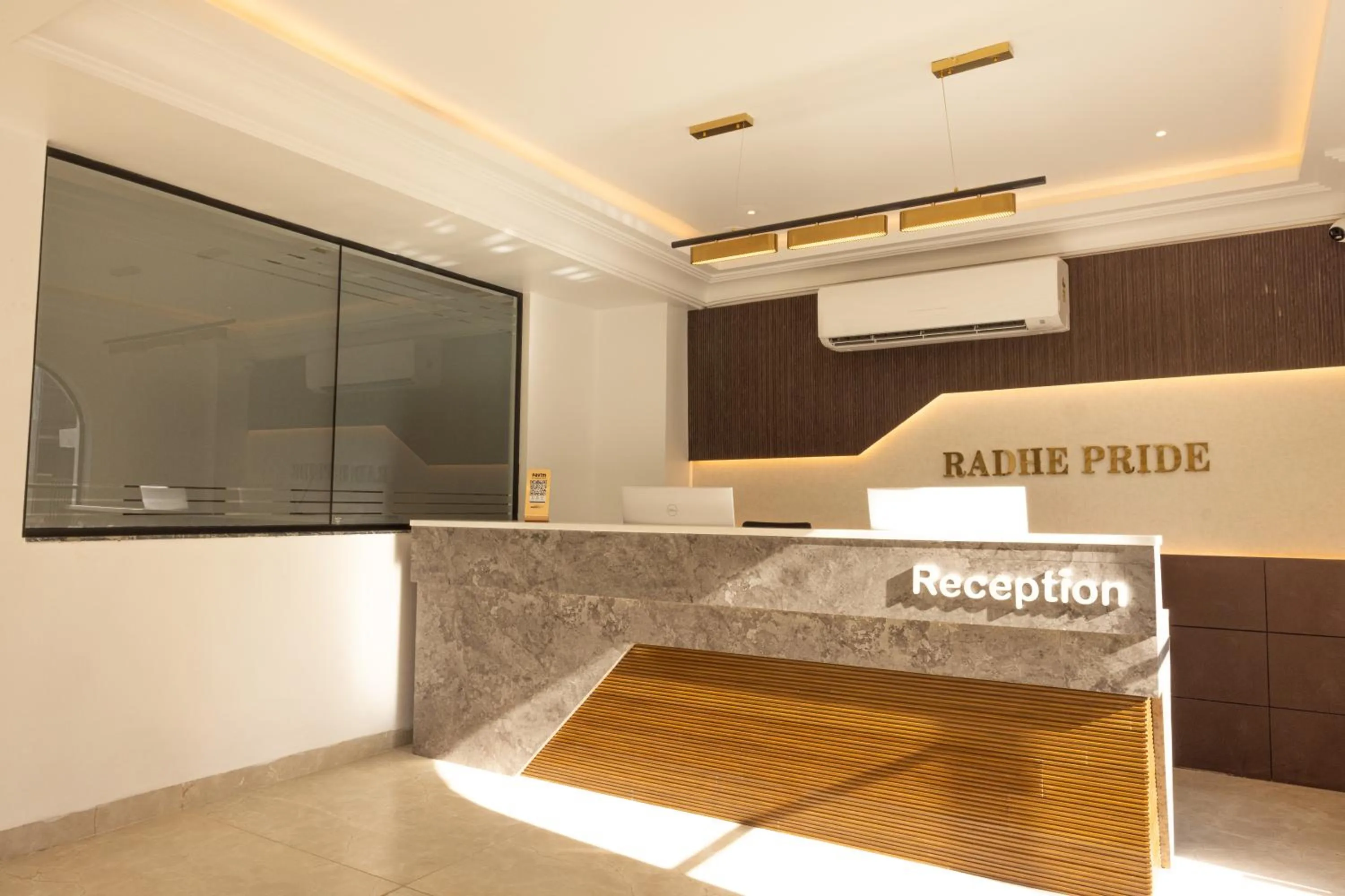 Lobby or reception in Hotel Radhe Pride Hitech City