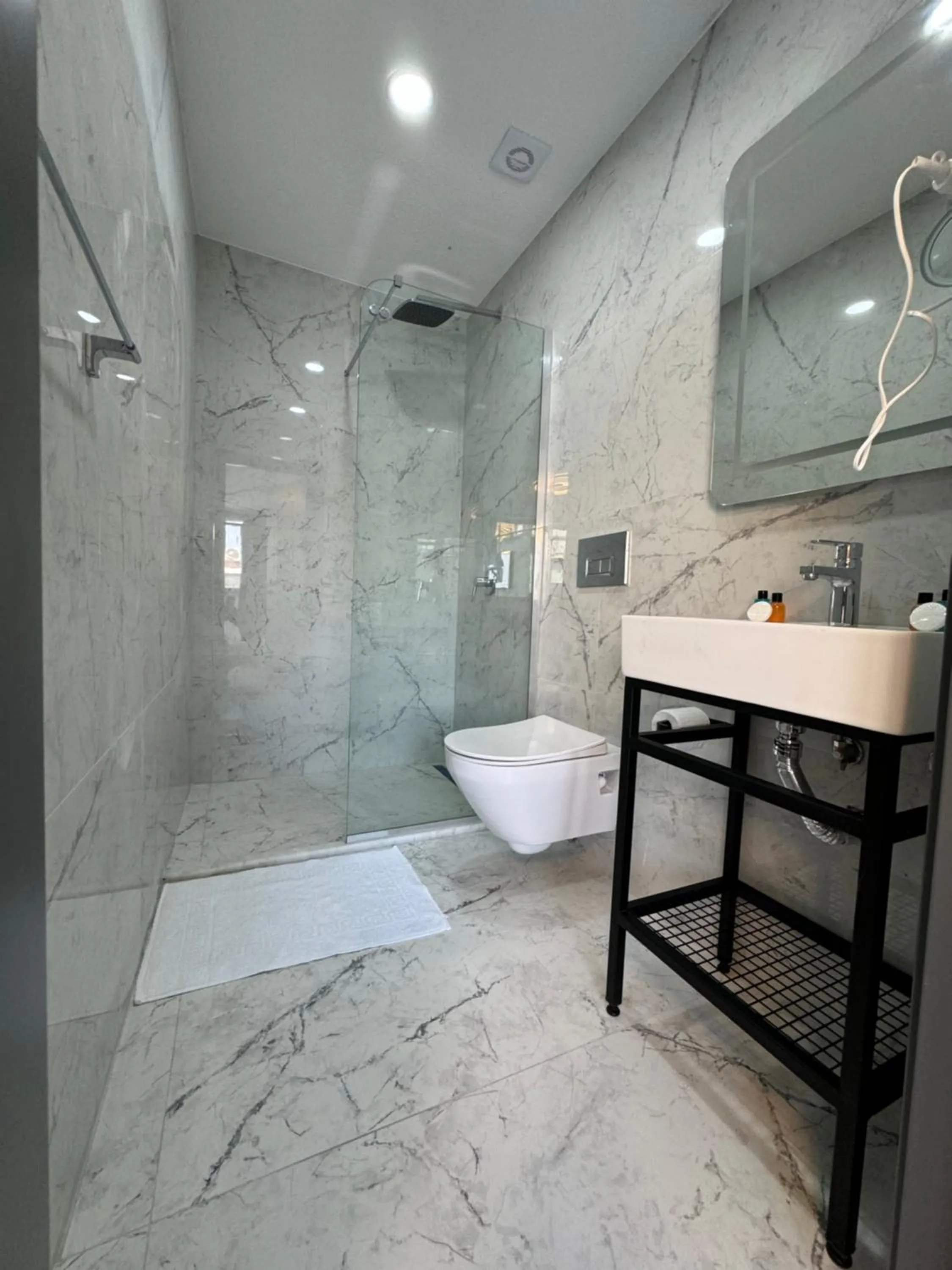 Shower in Robin Hotel